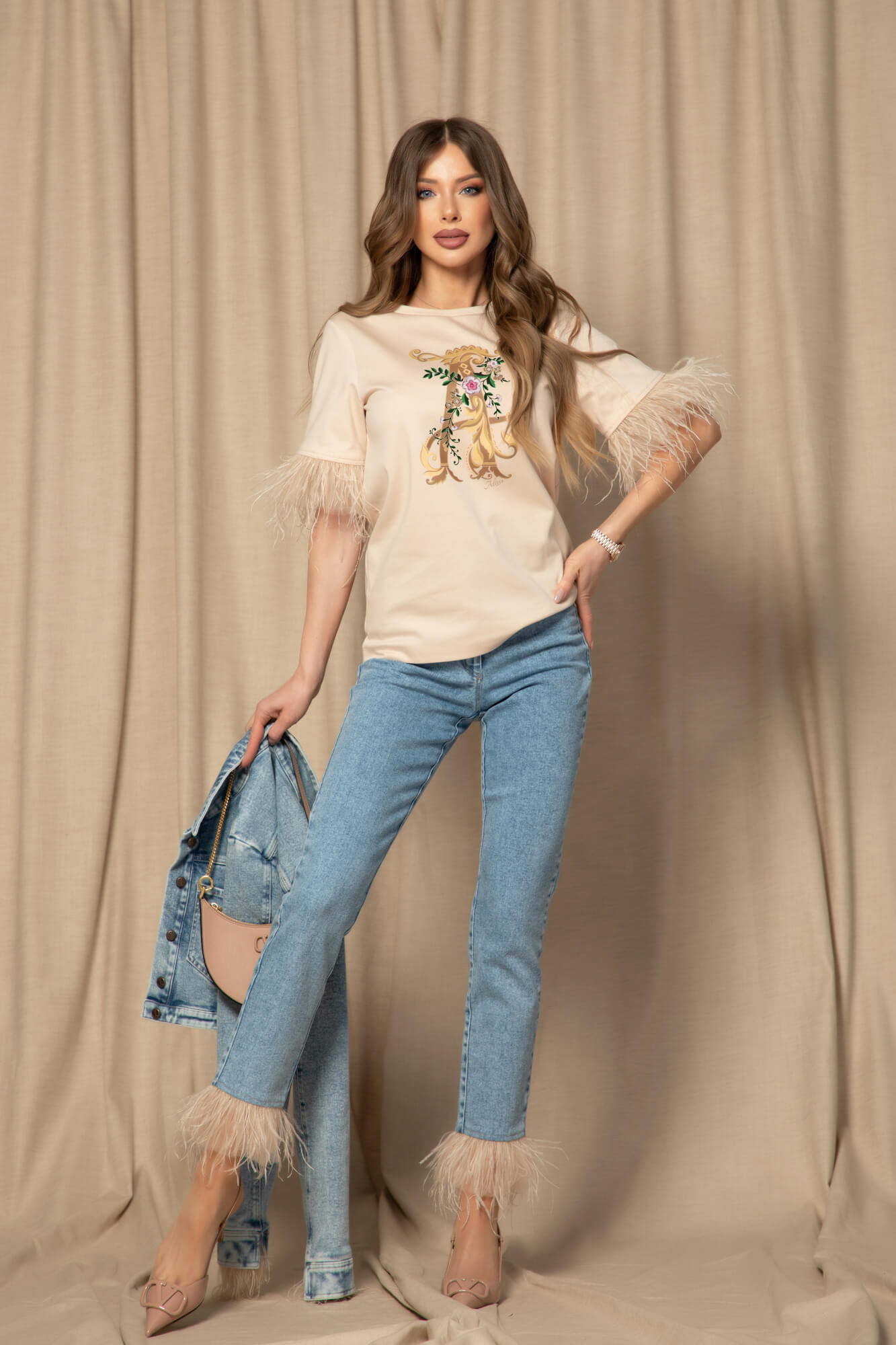 Feathered Aura T-Shirt Din Bumbac - Soft Shell - Imagine 22