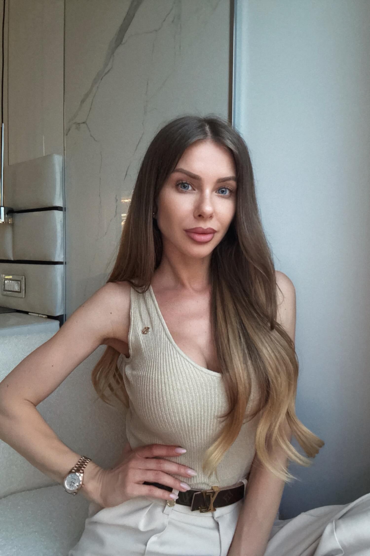 Melody Beauty Top Din Tricotaj - Nude - Imagine 6