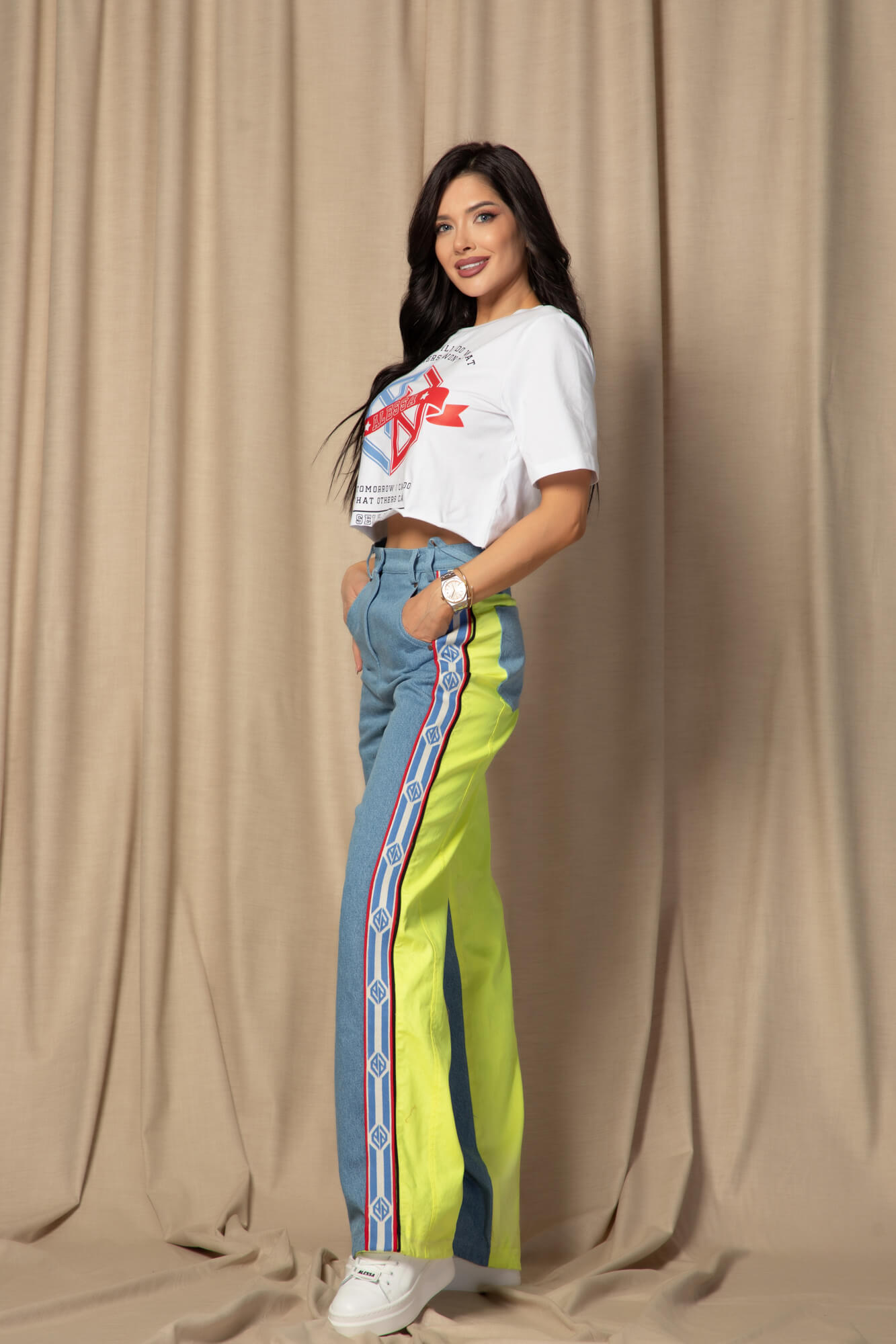 Summer Magic Tricou Scurt Din Bumbac - White - Imagine 15