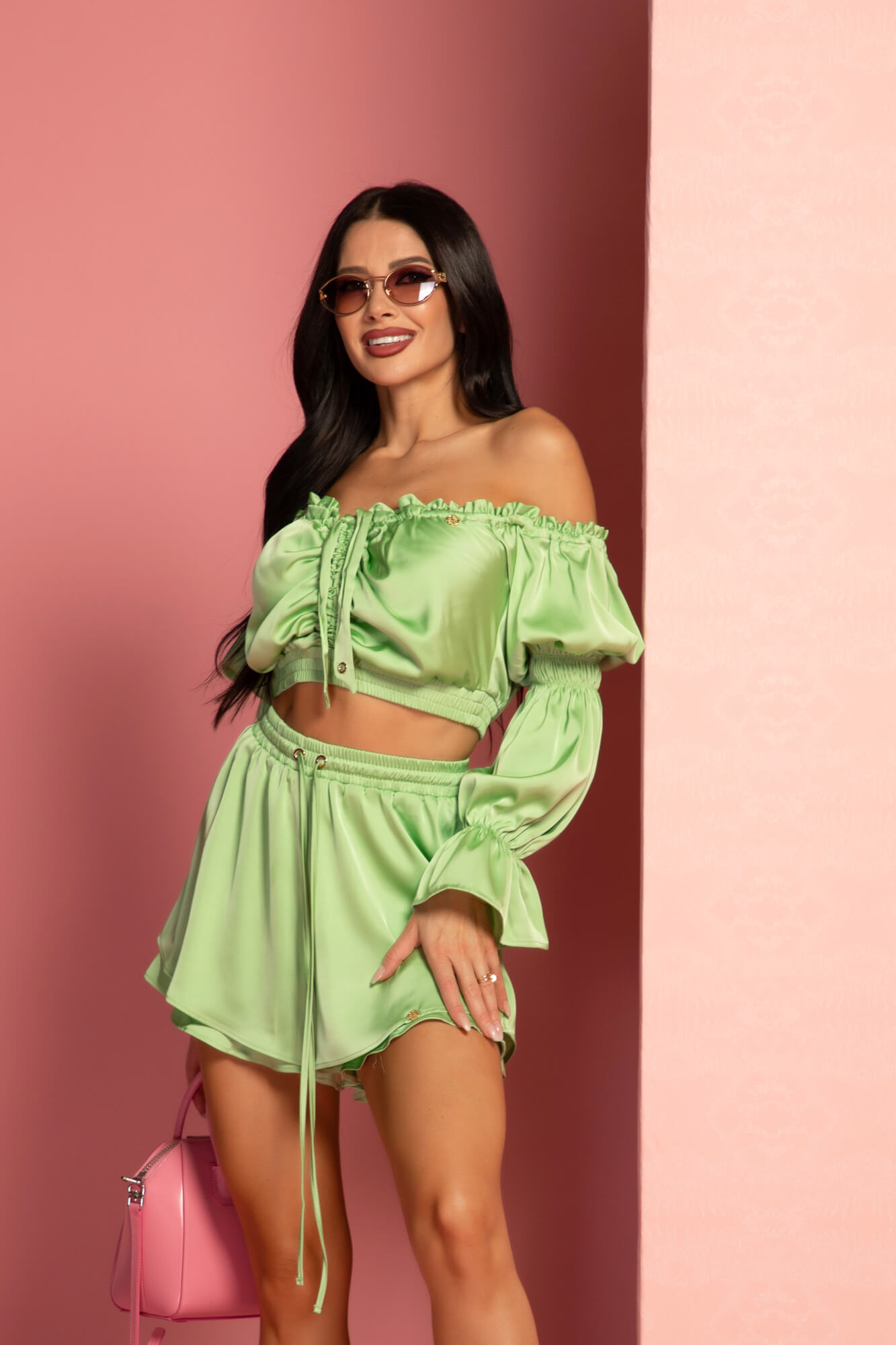 Urban Oasis Crop Top - Green - Imagine 12