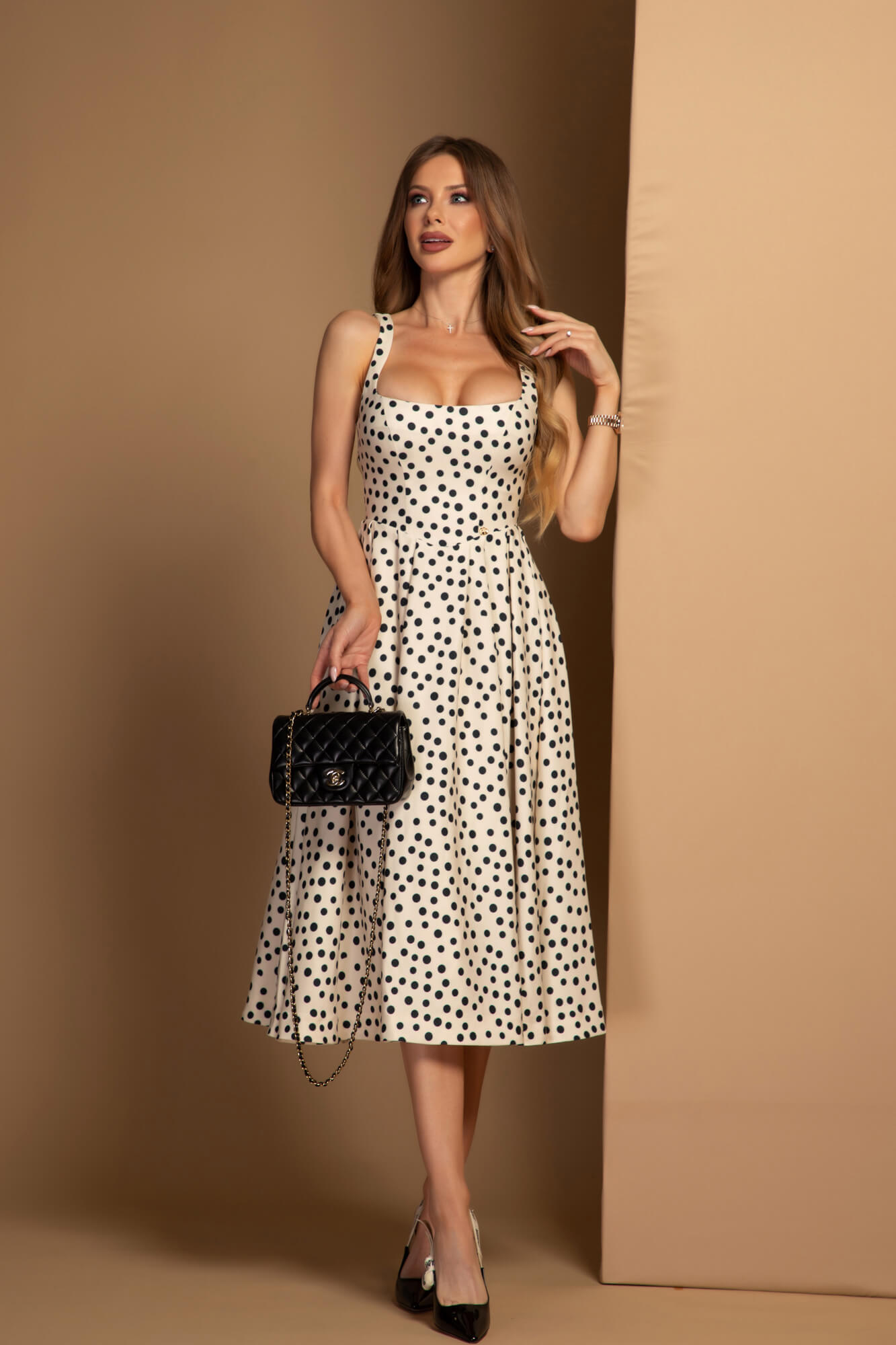 Playful Elegance Rochie Midi - Imagine 19