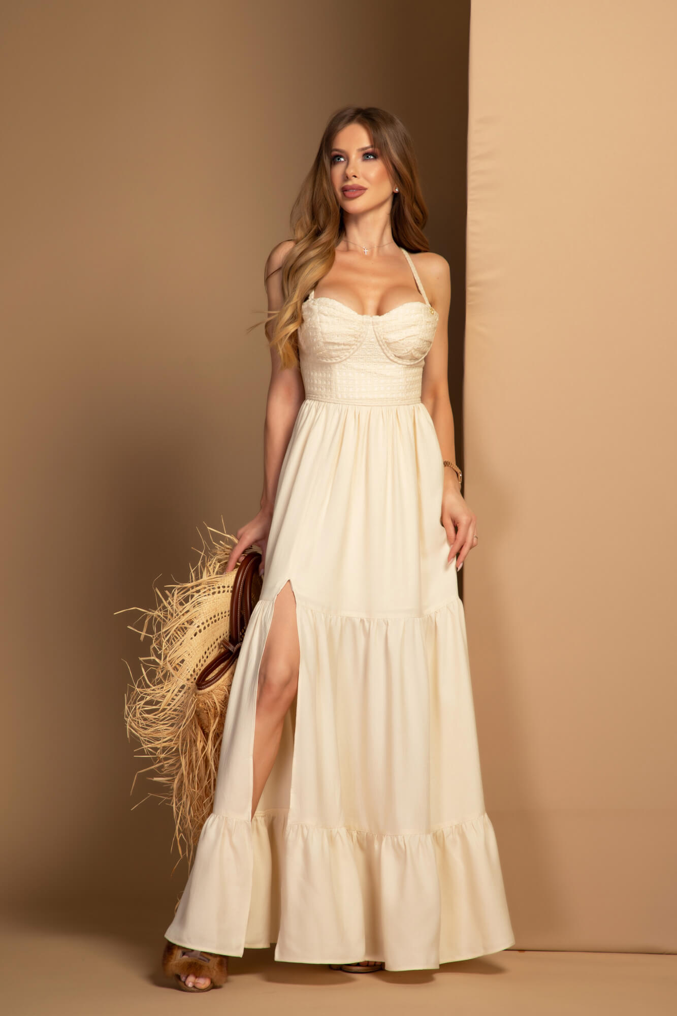 Rooftop Romance Rochie Lungă - Imagine 12