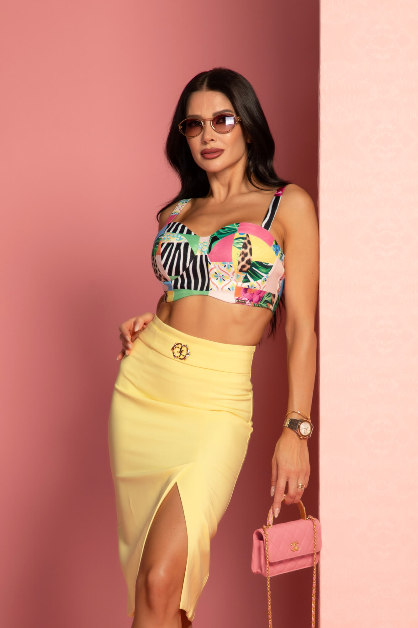 Extravagant Beauty Crop-Top - Imagine 19