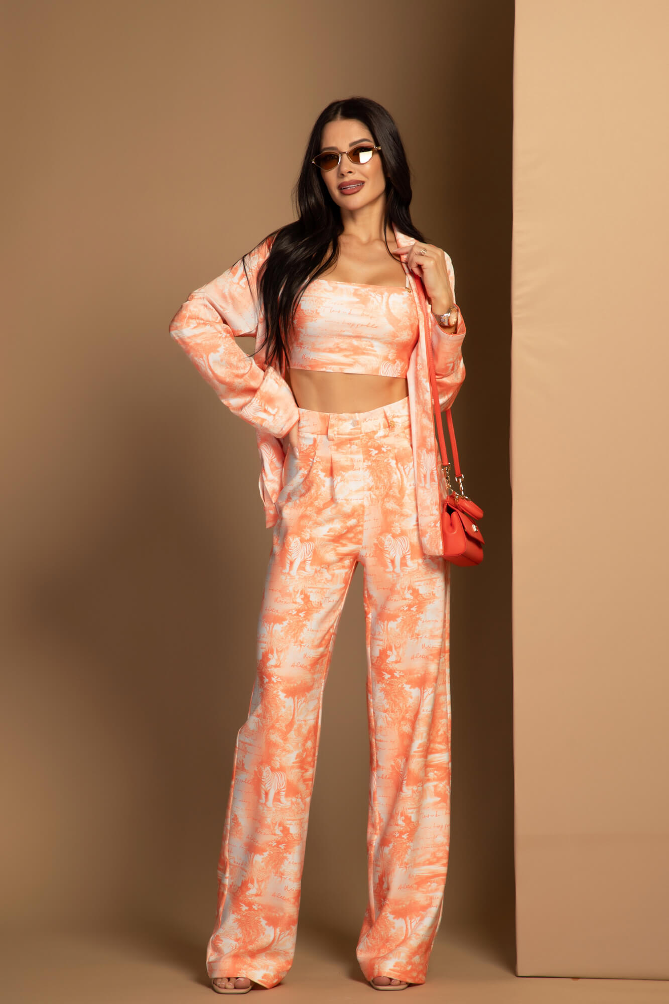 Trendsetter Icon Pantaloni Lungși - Orange - Imagine 16