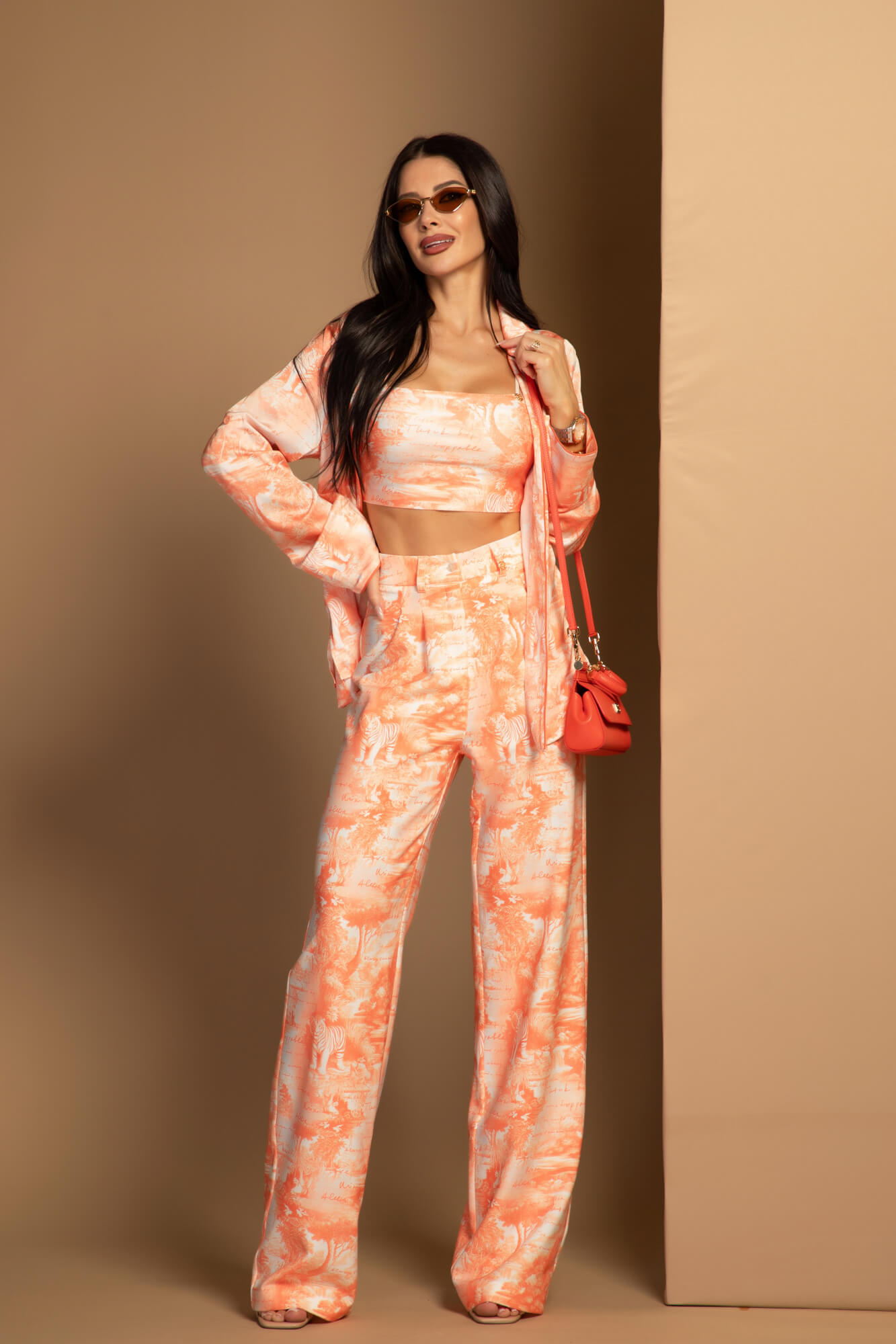 Trendsetter Icon Pantaloni Lungși - Orange - Imagine 18