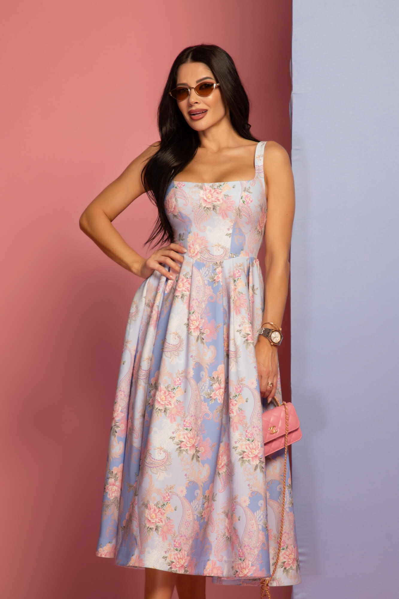 A Touch of Romance Rochie Midi - Vista Blue - Imagine 14