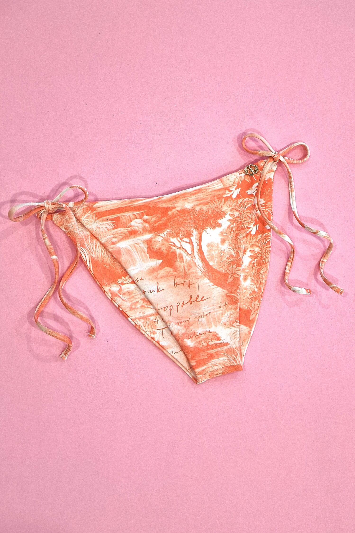 Trendsetter Icon Costum de baie bikini cu talie joasă - Orange - Imagine 4