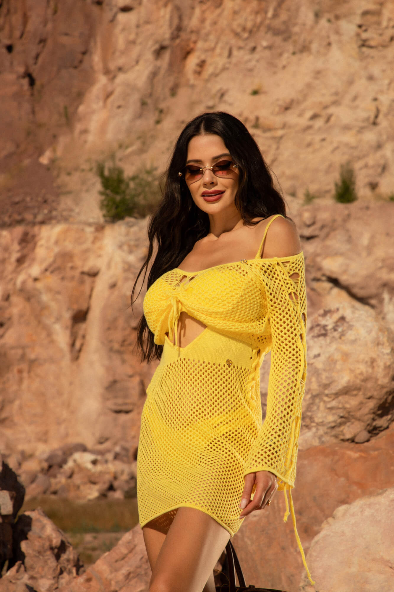 Ocean Muse Rochie De Plajă - Yellow - Imagine 12