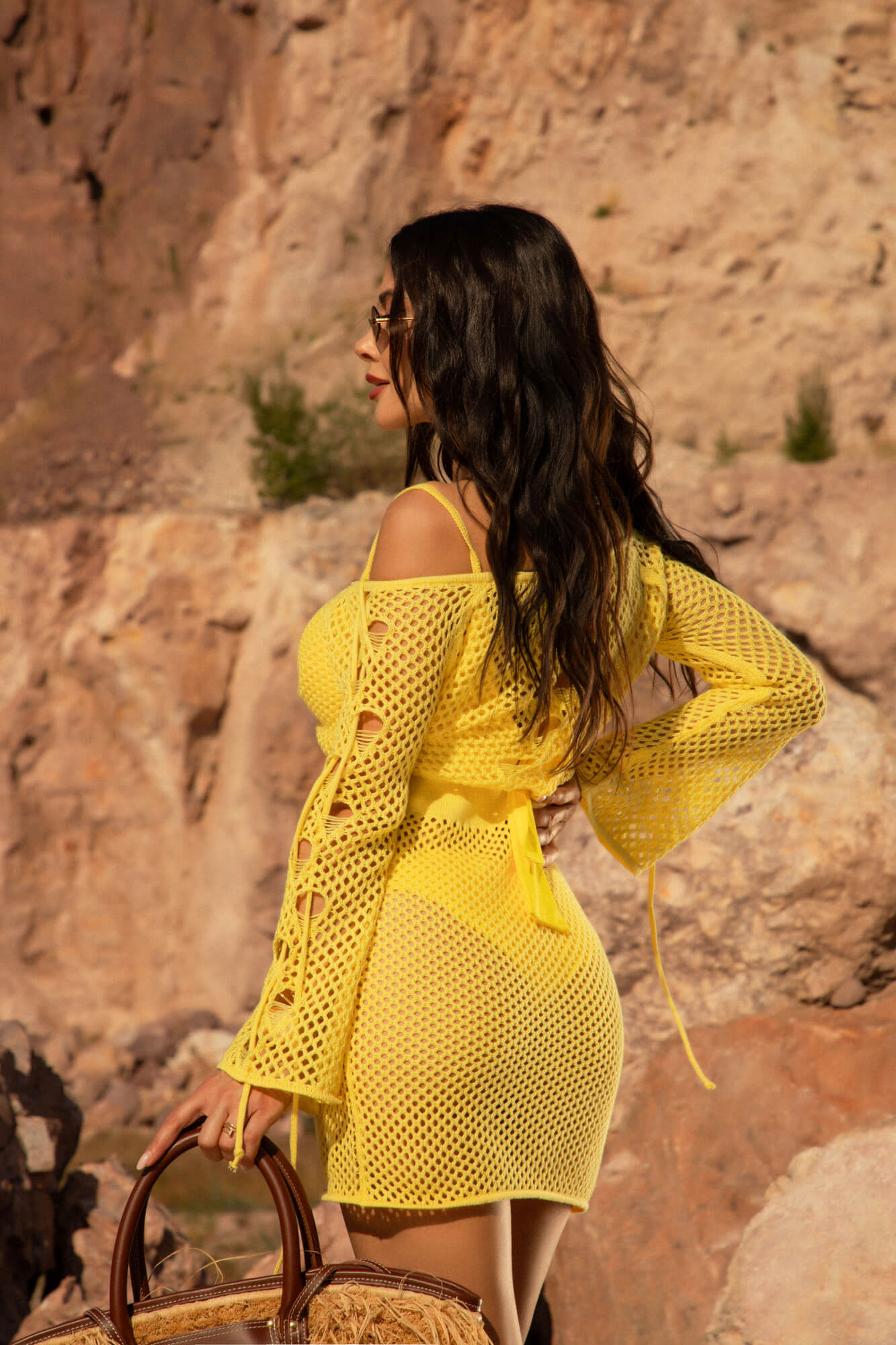 Ocean Muse Rochie De Plajă - Yellow - Imagine 13