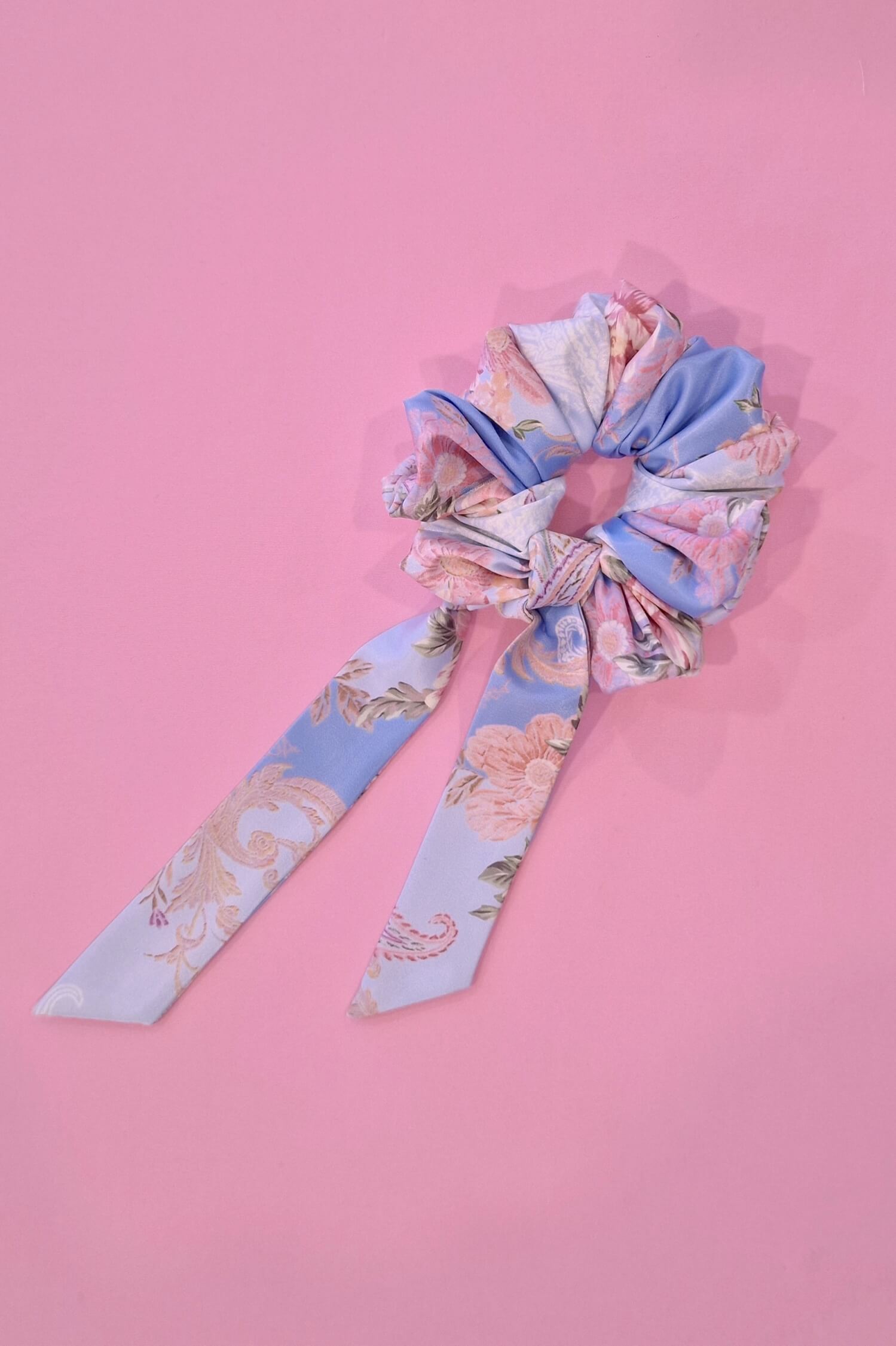 A Touch of Romance Scrunchie-Fundă - Vista Blue - Imagine 6