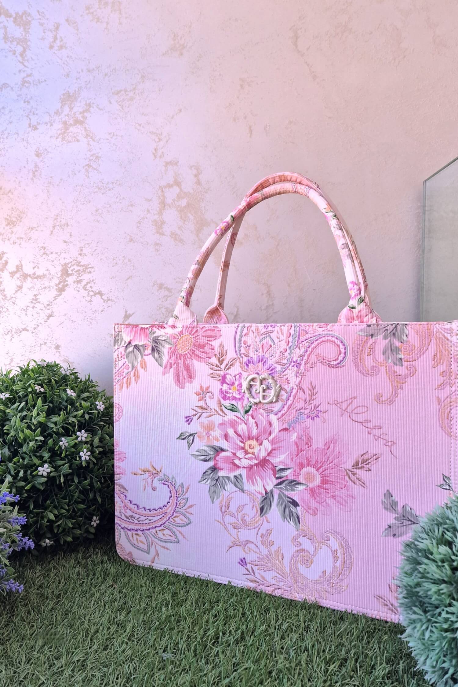 A Touch of Romance Geantă - Pink - Imagine 6