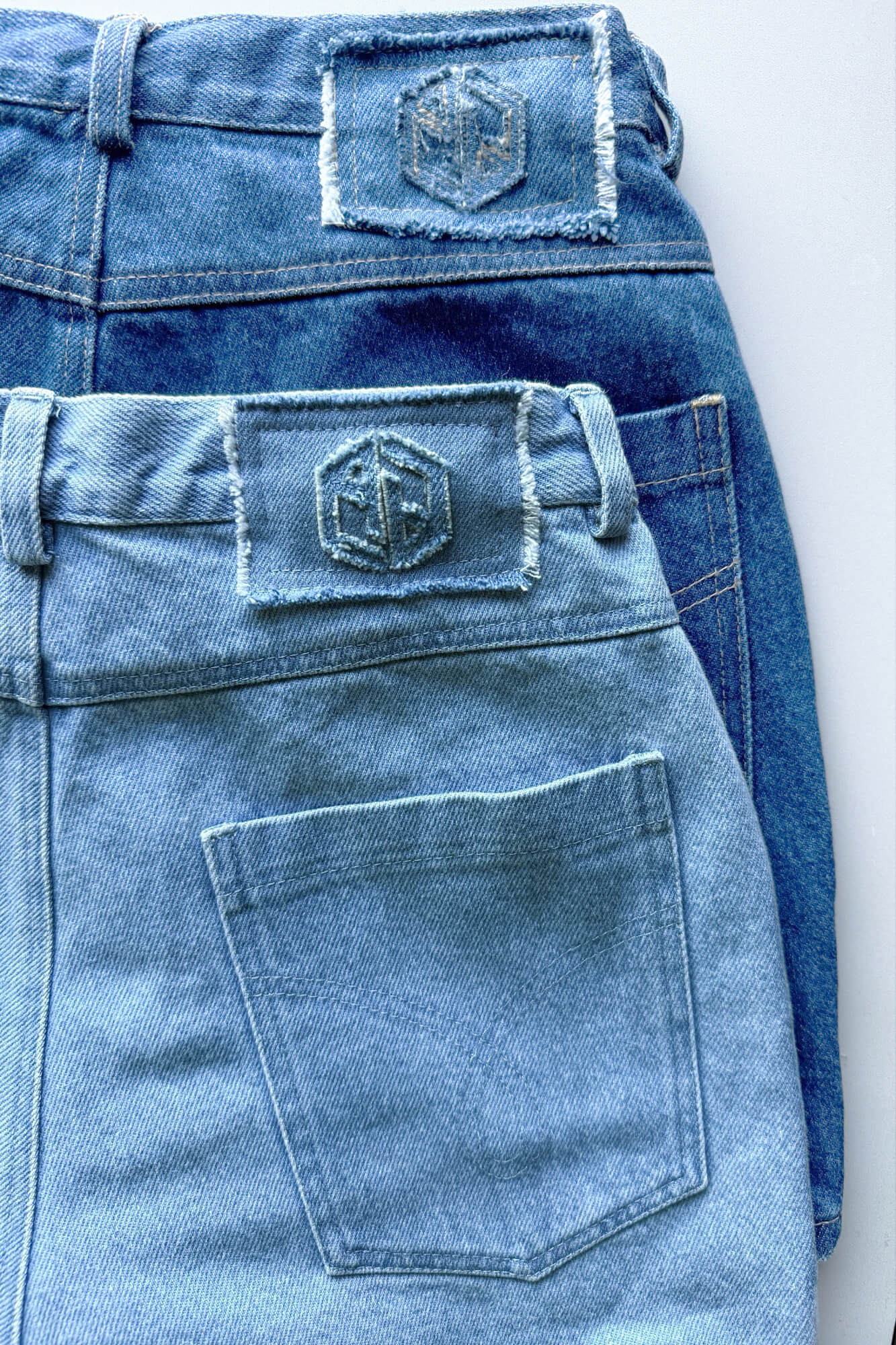 Denim Passion Blugi Scurți - Medium Blue - Imagine 9