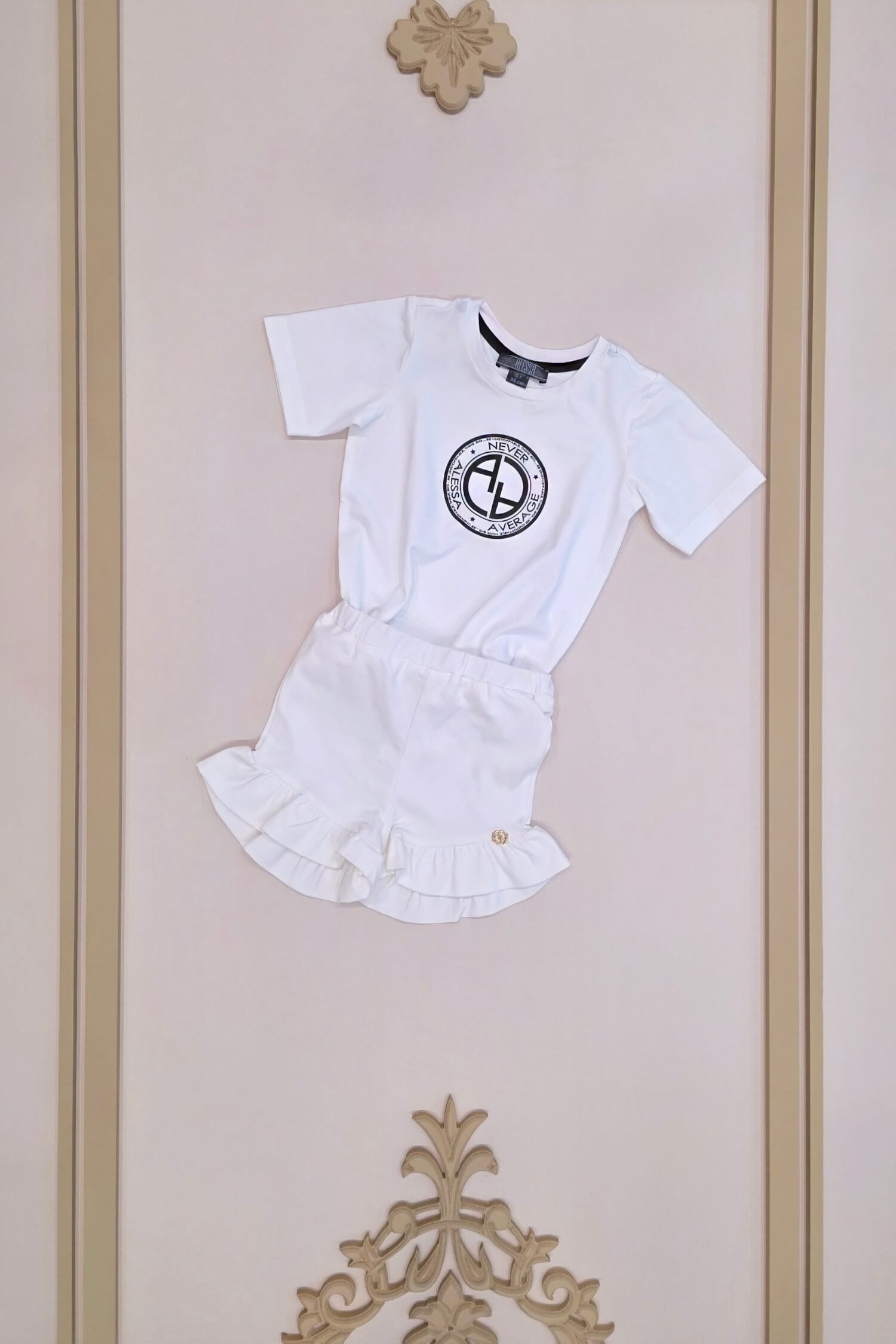 Always Invited Alessa mini Tricou cu Logo - ecru - Imagine 6