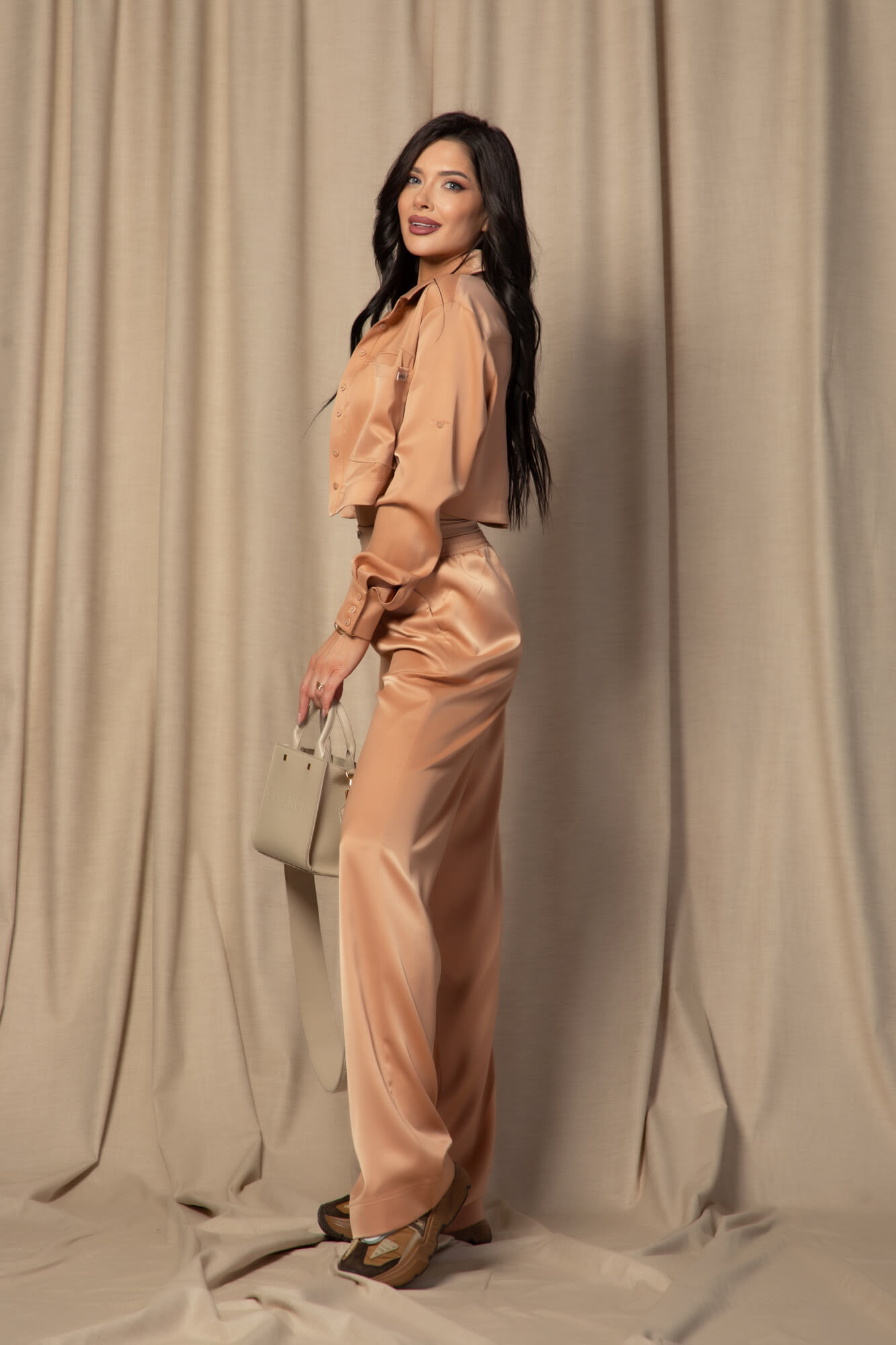 Gentle Beauty Pantaloni - Mocha - Imagine 13