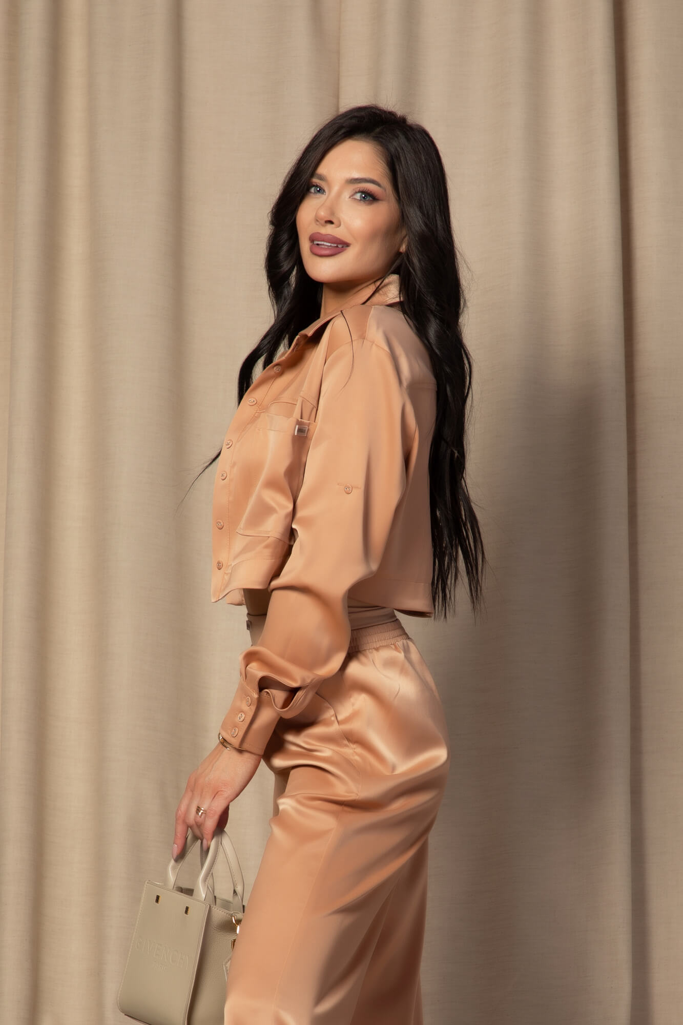 Gentle Beauty Pantaloni - Mocha - Imagine 17