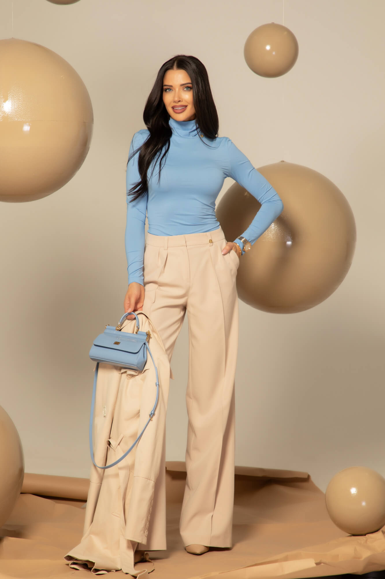 Style Practice Bluza-Polo - Cloud Blue - Imagine 14