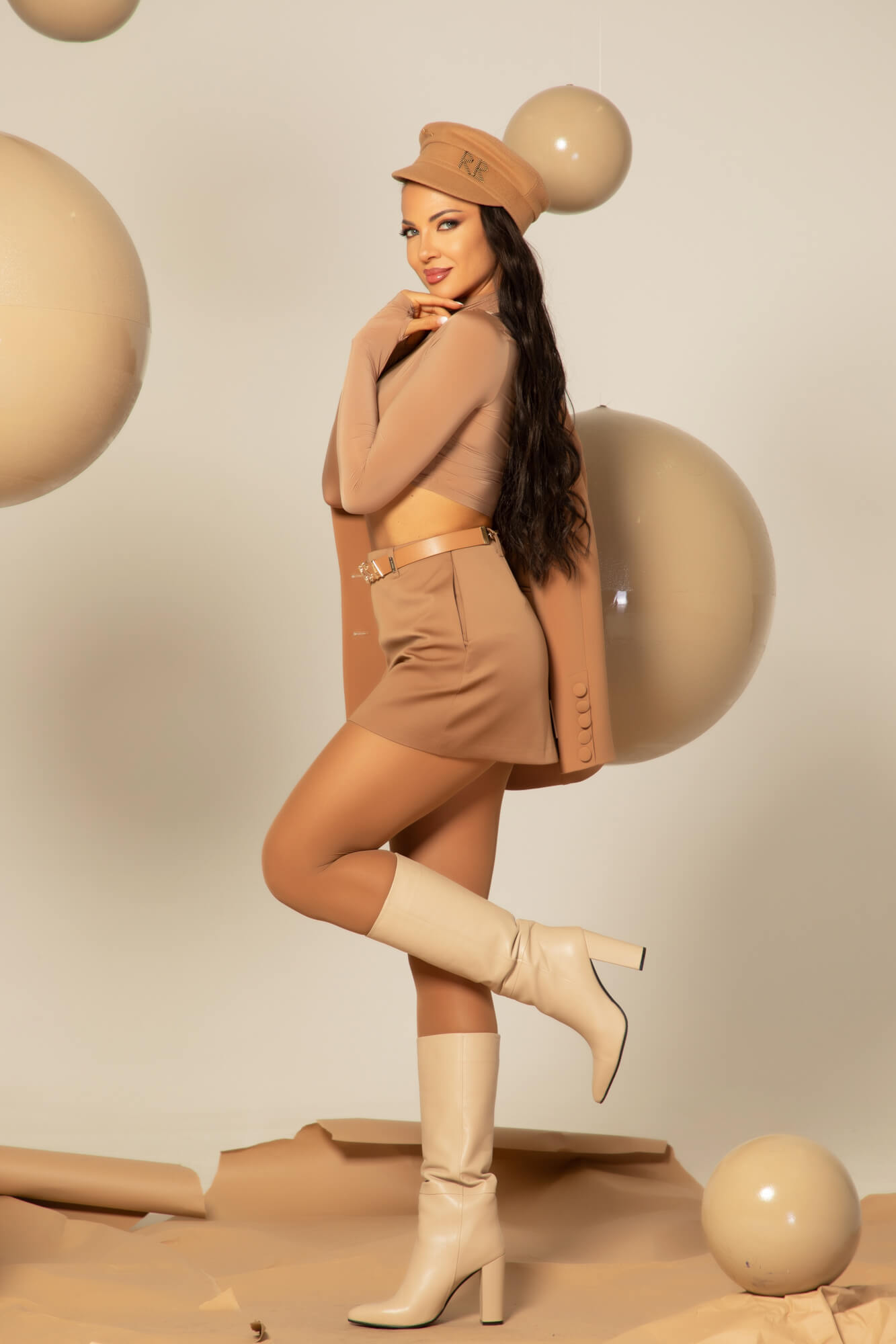 Scent of a Woman Fustă-Pantalon - Dark Mocha - Imagine 20