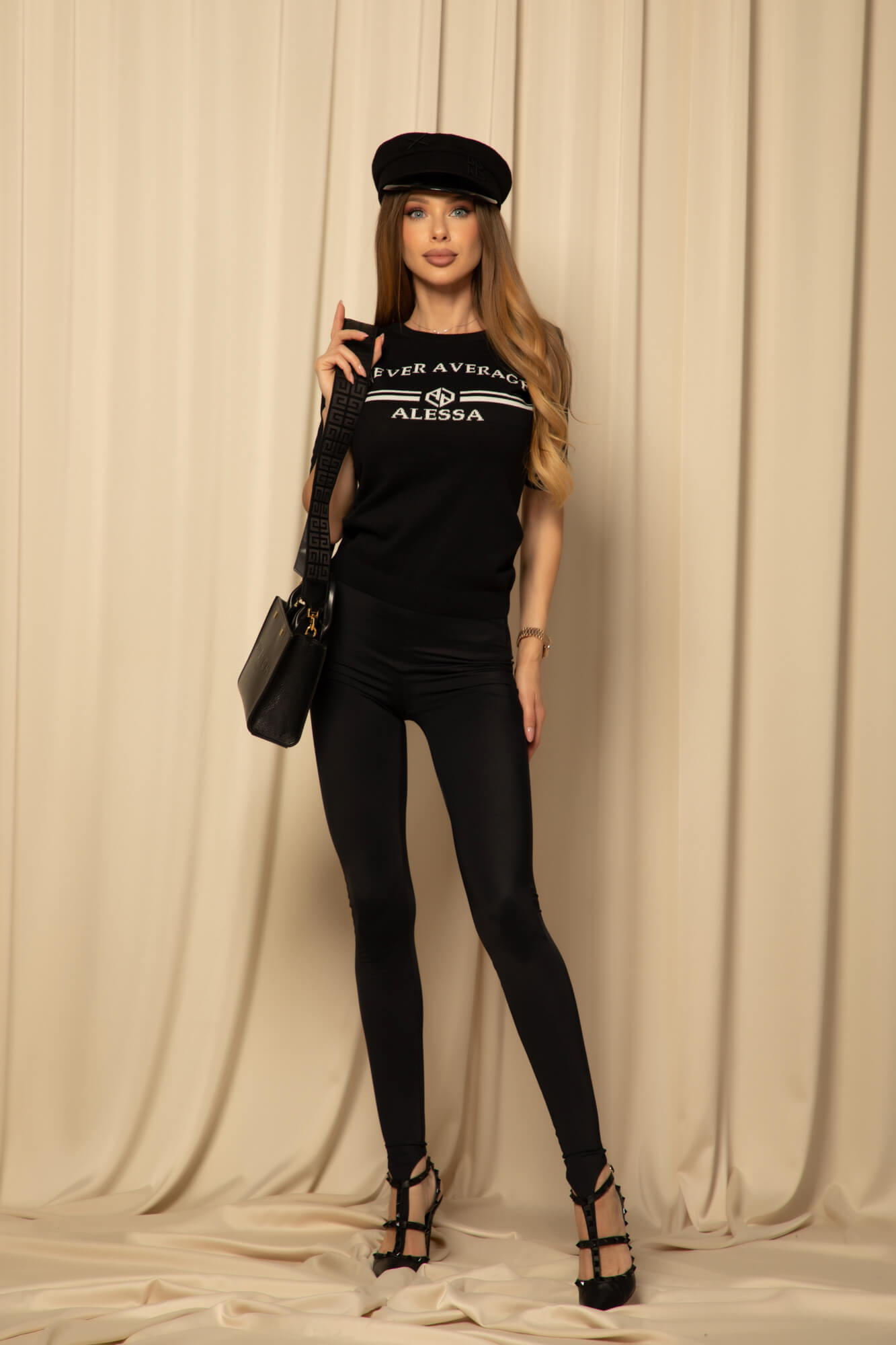 Autumn Whisper Bluza Din Tricot Fin - Black - Imagine 10