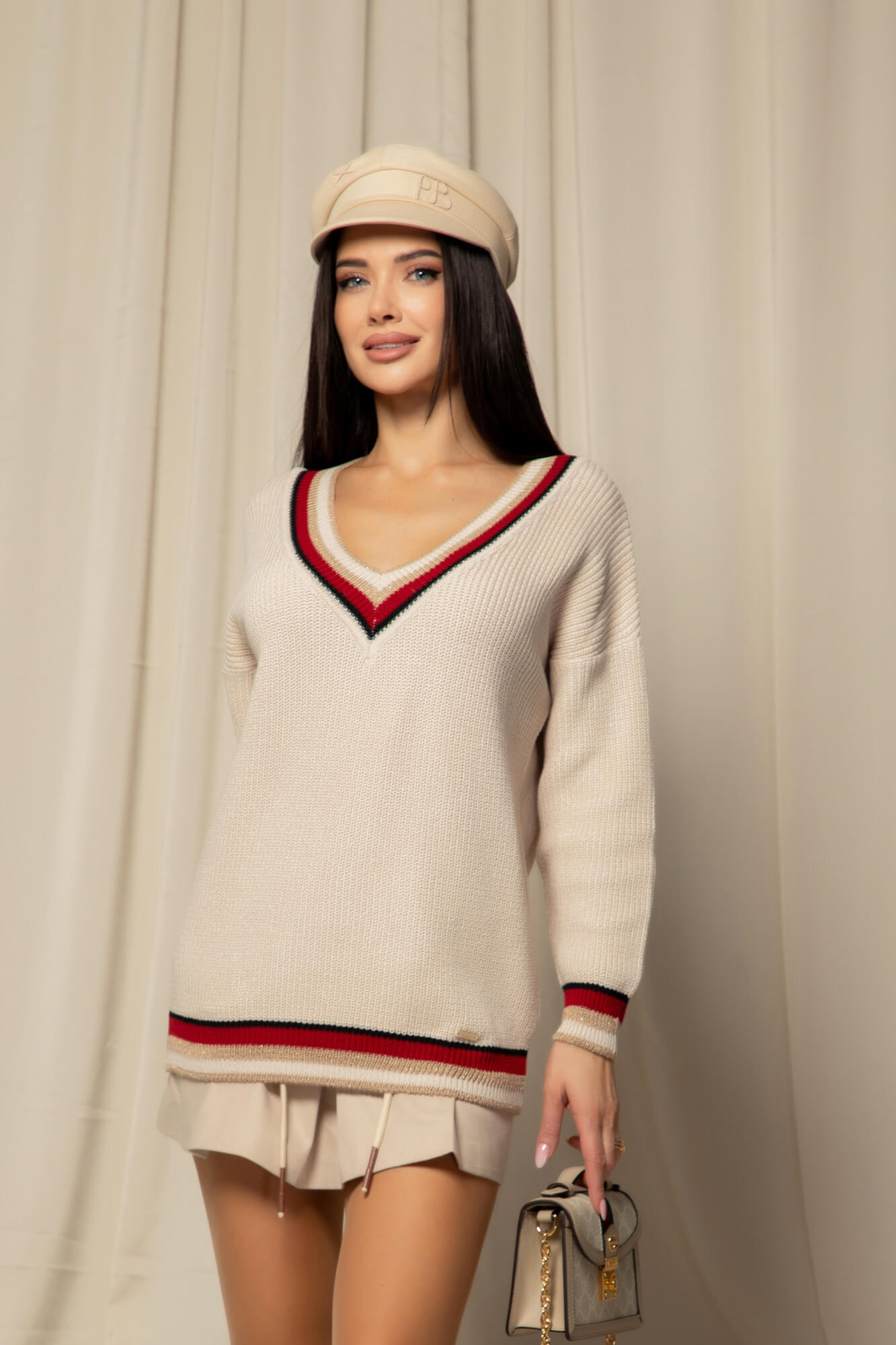 Touch of Elegance Pulover din tricotaje - Seashell - Imagine 14