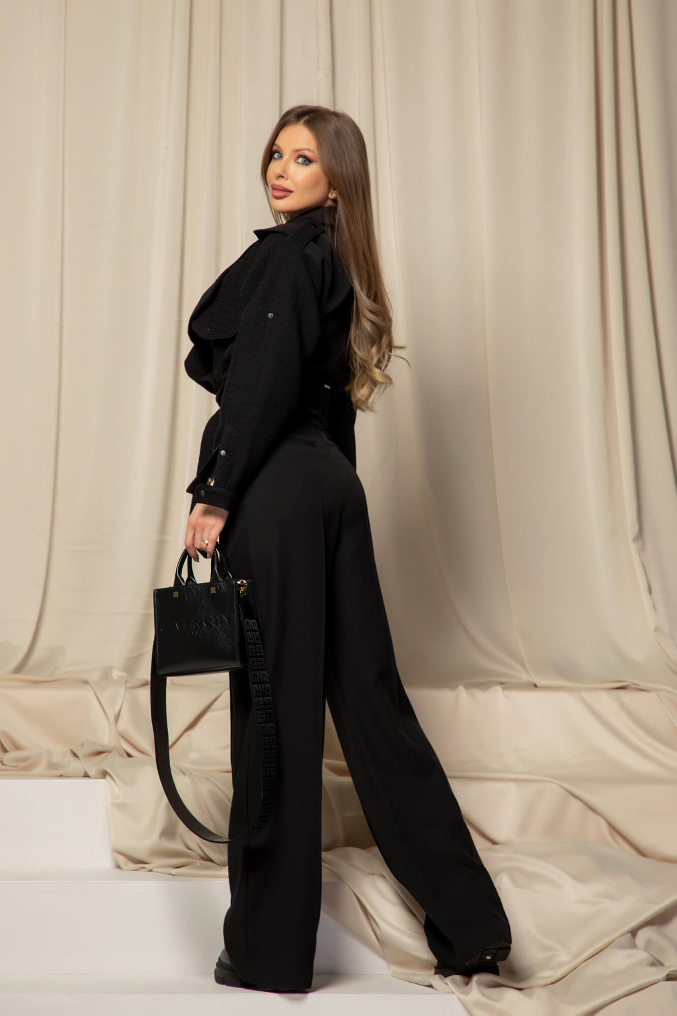 Casual Charm Pantaloni - Black - Imagine 12