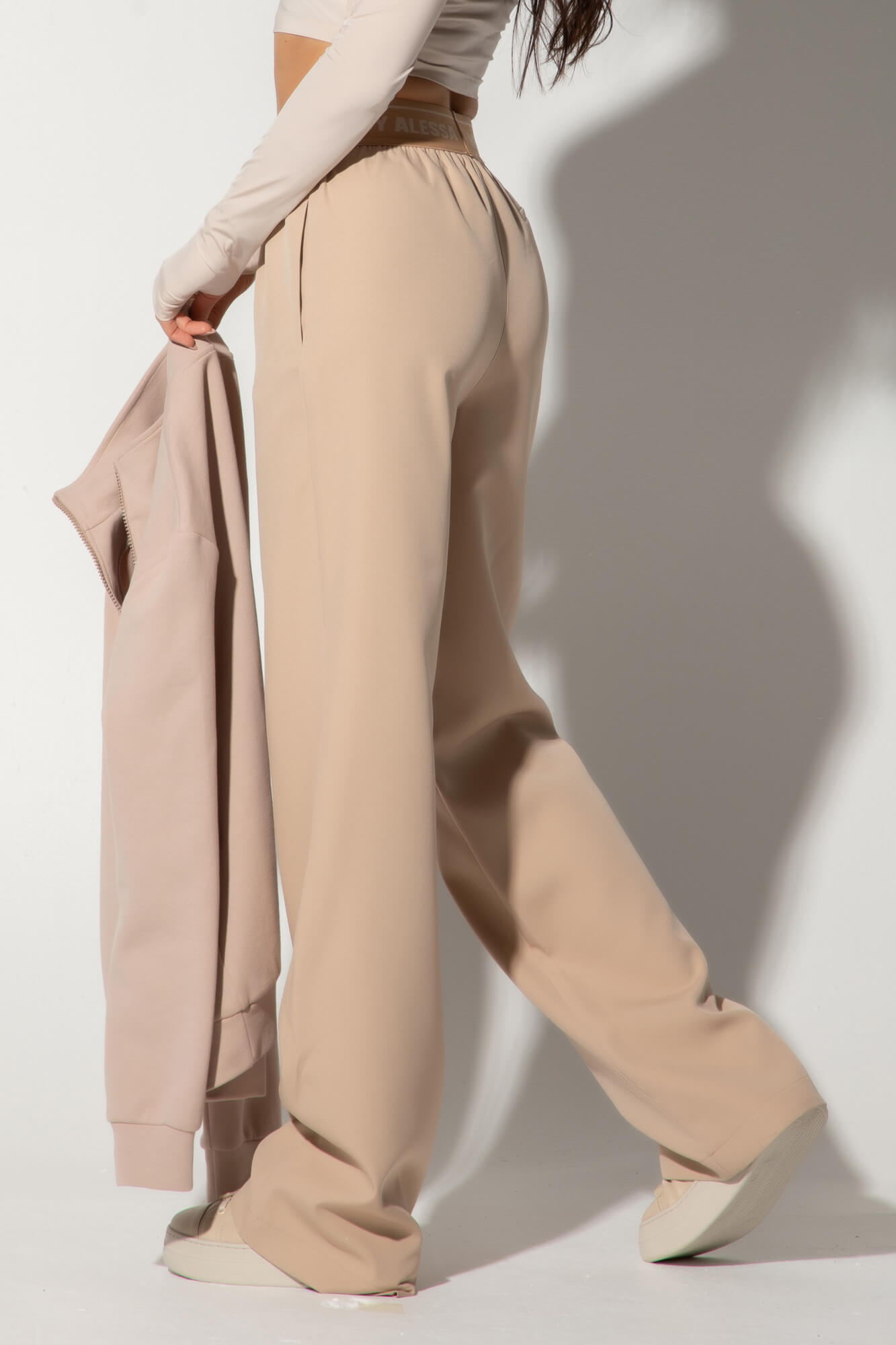Active Chic Pantaloni Sport - Soft Beige - Imagine 13