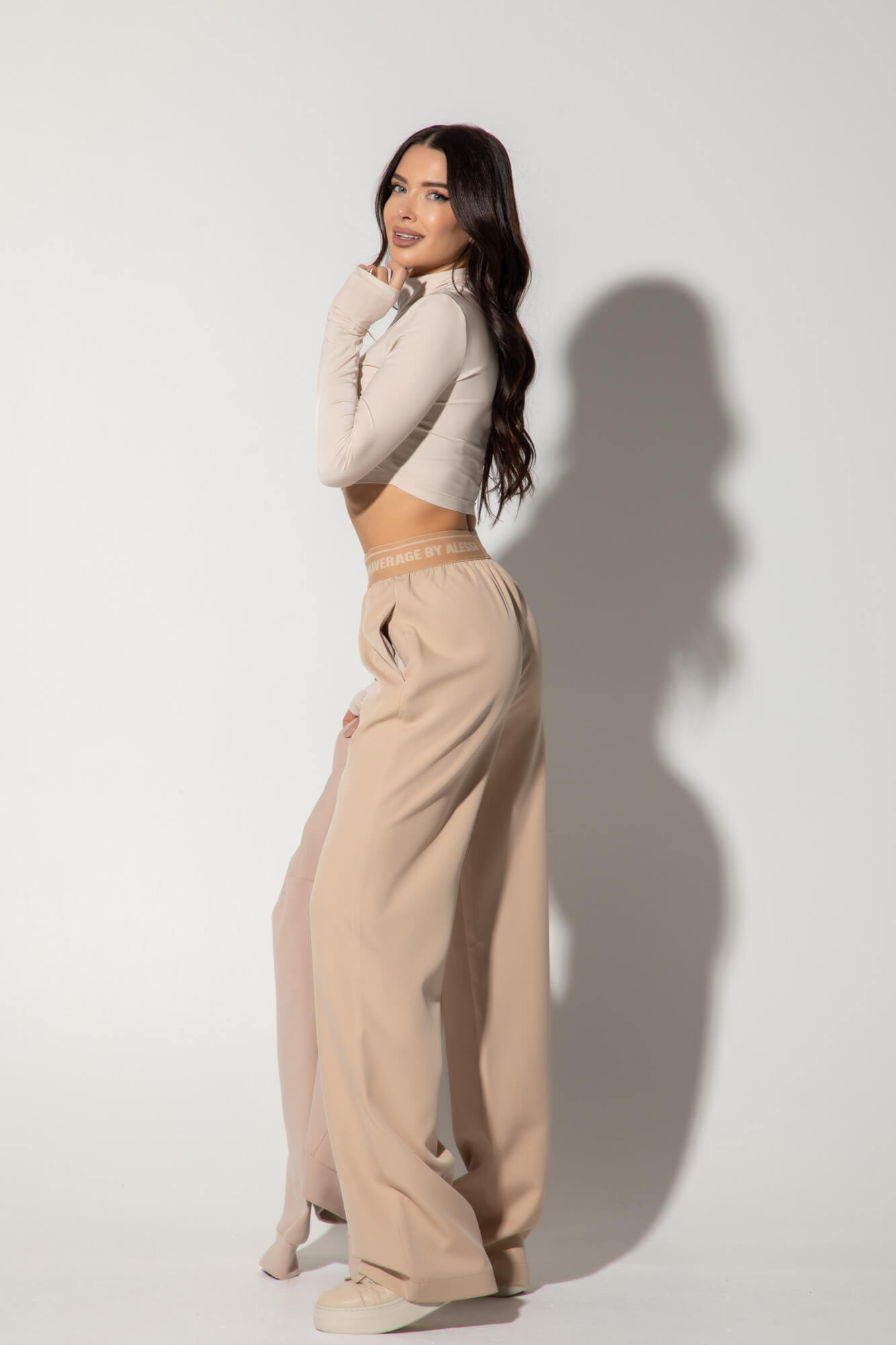 Viral Look Bluza Scurtă - Taupe - Imagine 12