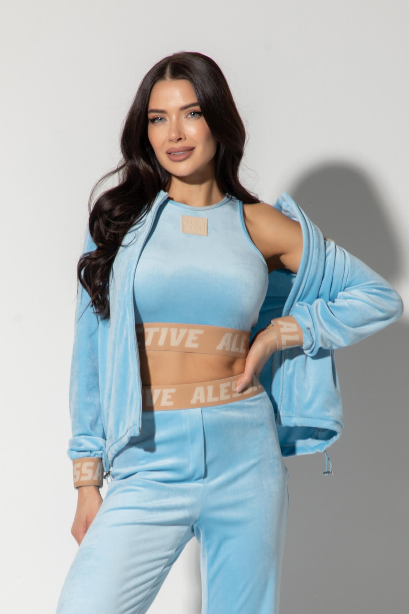 Plush Energy Top Crop Plush - Blue - Imagine 20