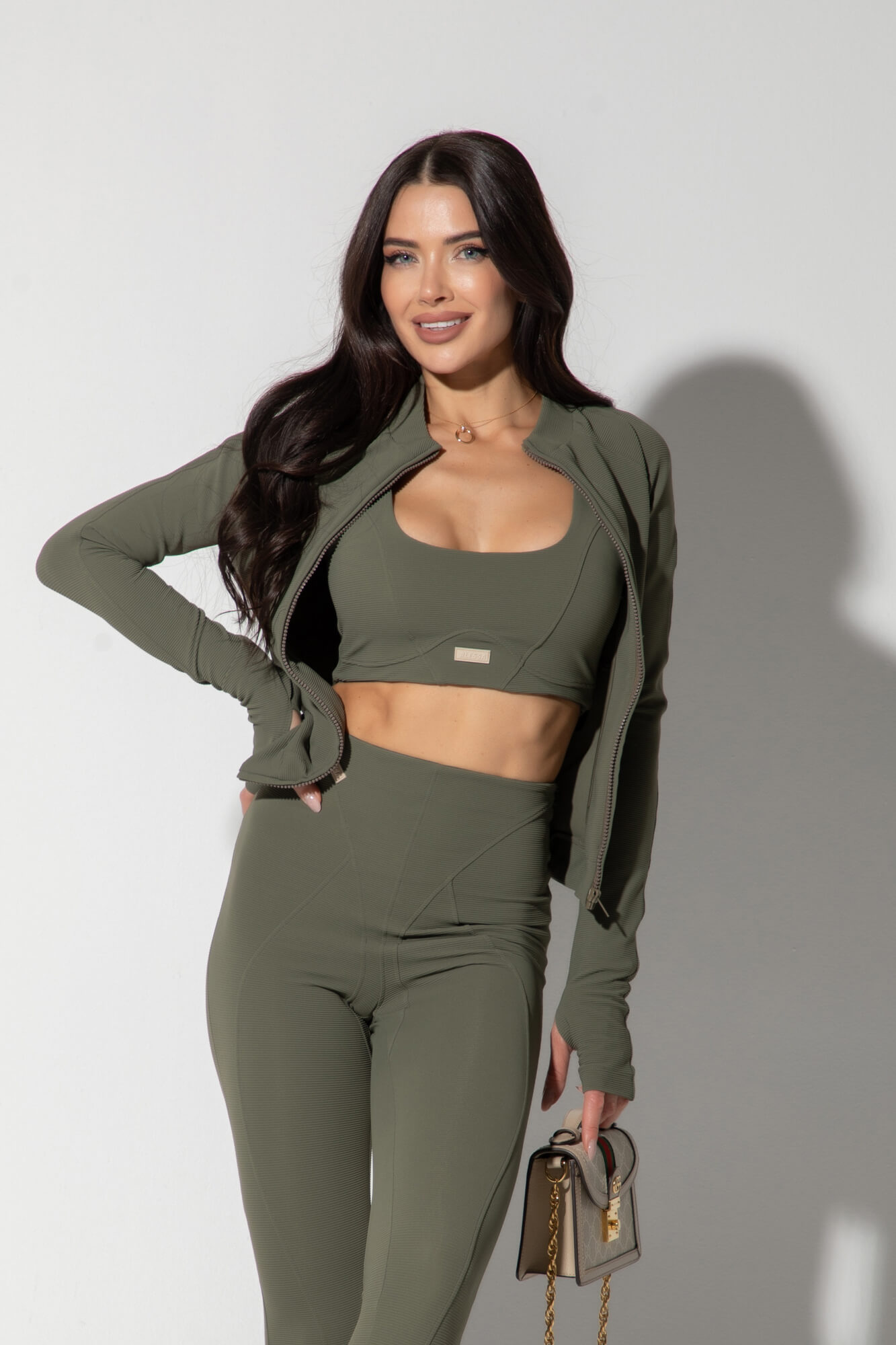 Vixen Motion Bluza Sport - Military - Imagine 30
