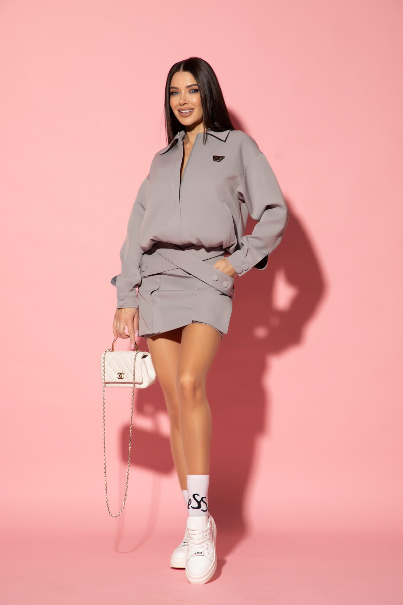 Unfair Advantage Bomber - Grey - Imagine 22