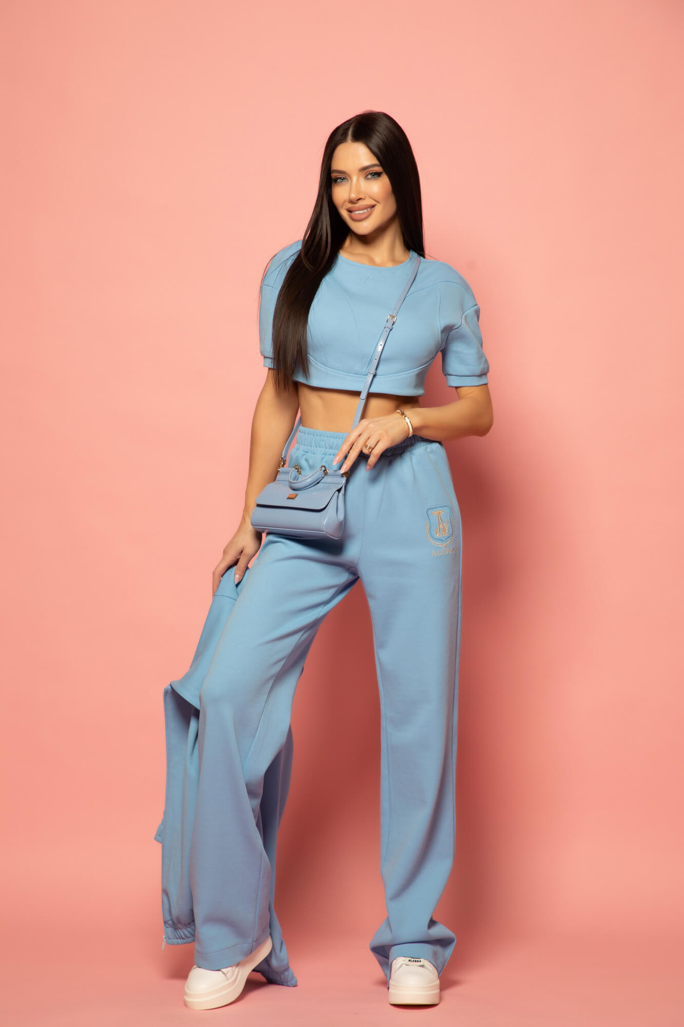Royal Comfort Bluza Sport scurtă - Blue - Imagine 13