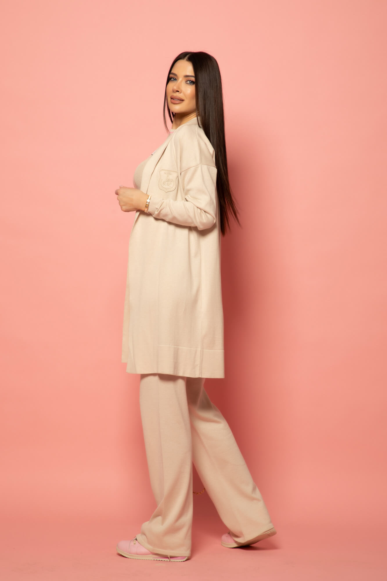 Pastel muse Pantalon Lung - Seashell - Imagine 21