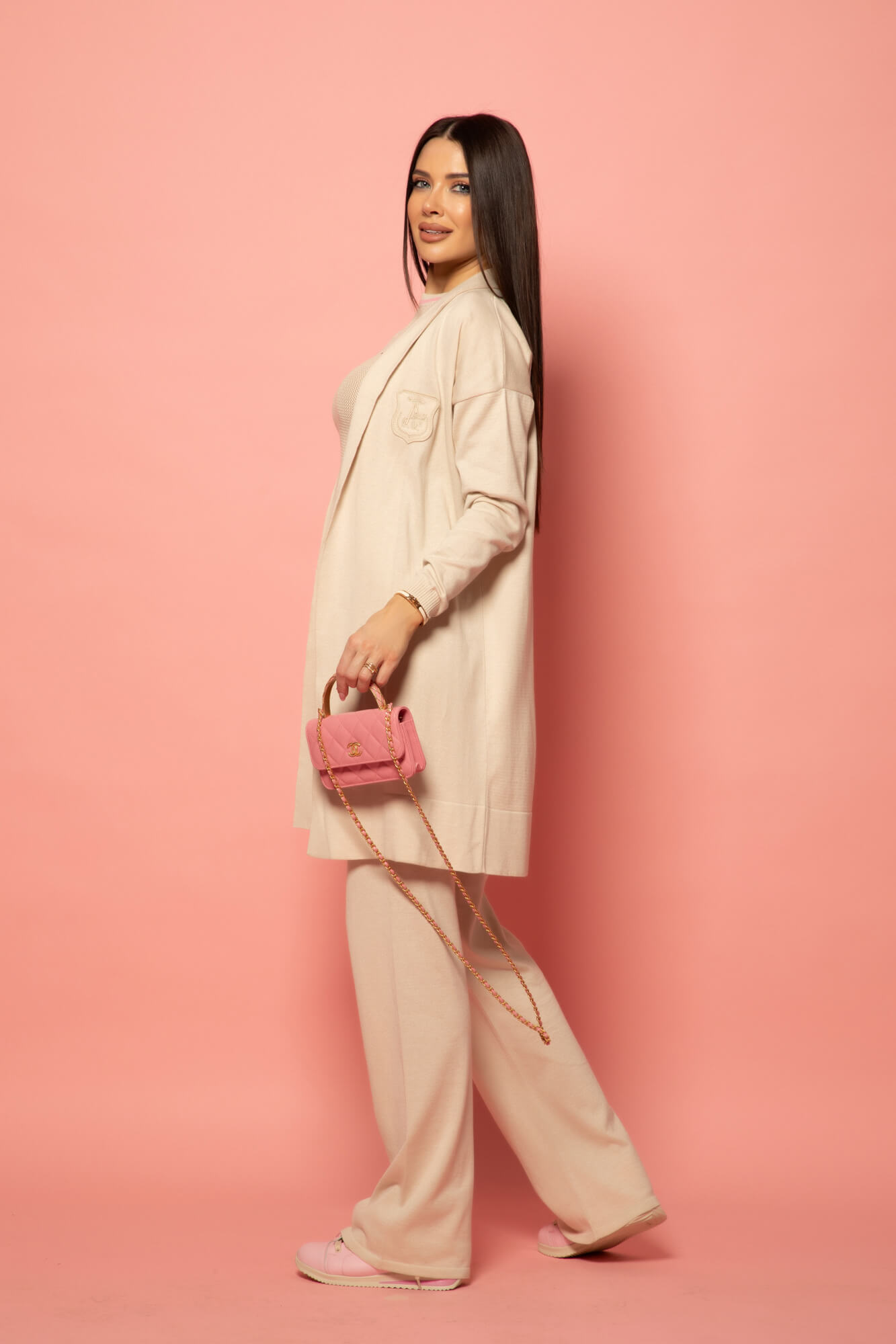 Pastel muse Pantalon Lung - Seashell - Imagine 22