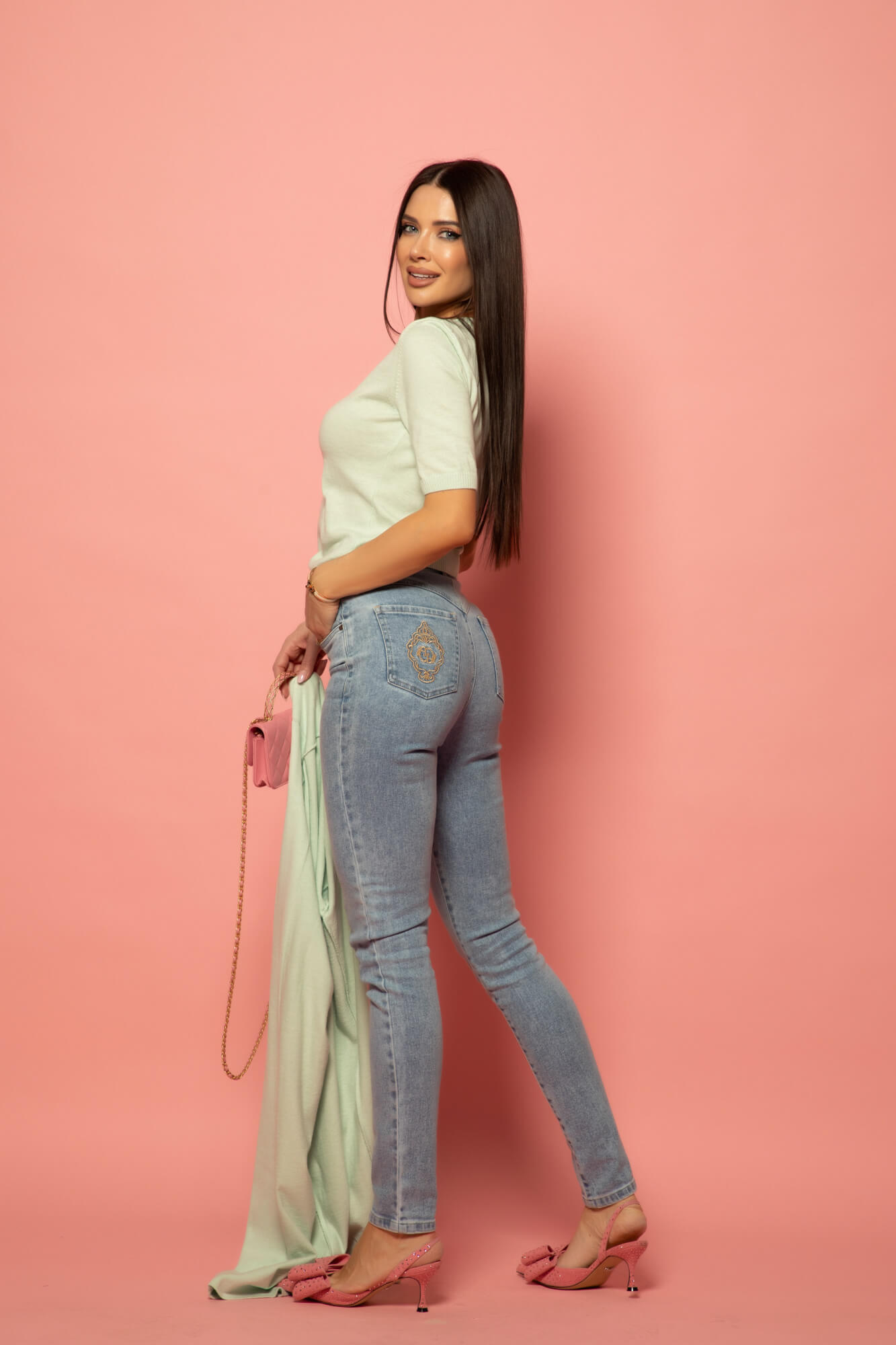 Dream Ribbon Bluza - Mint - Imagine 20