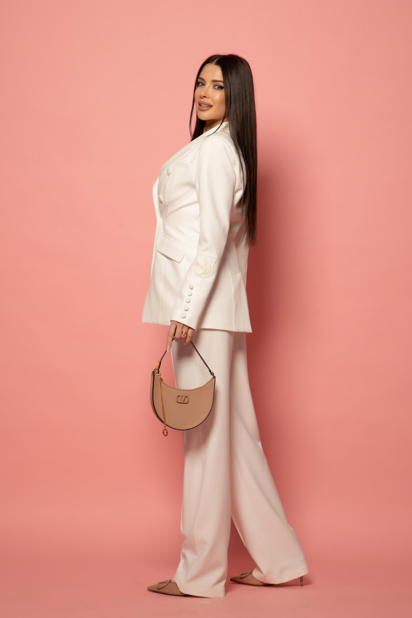 Business Beauty Blazer - Ecru - Imagine 22