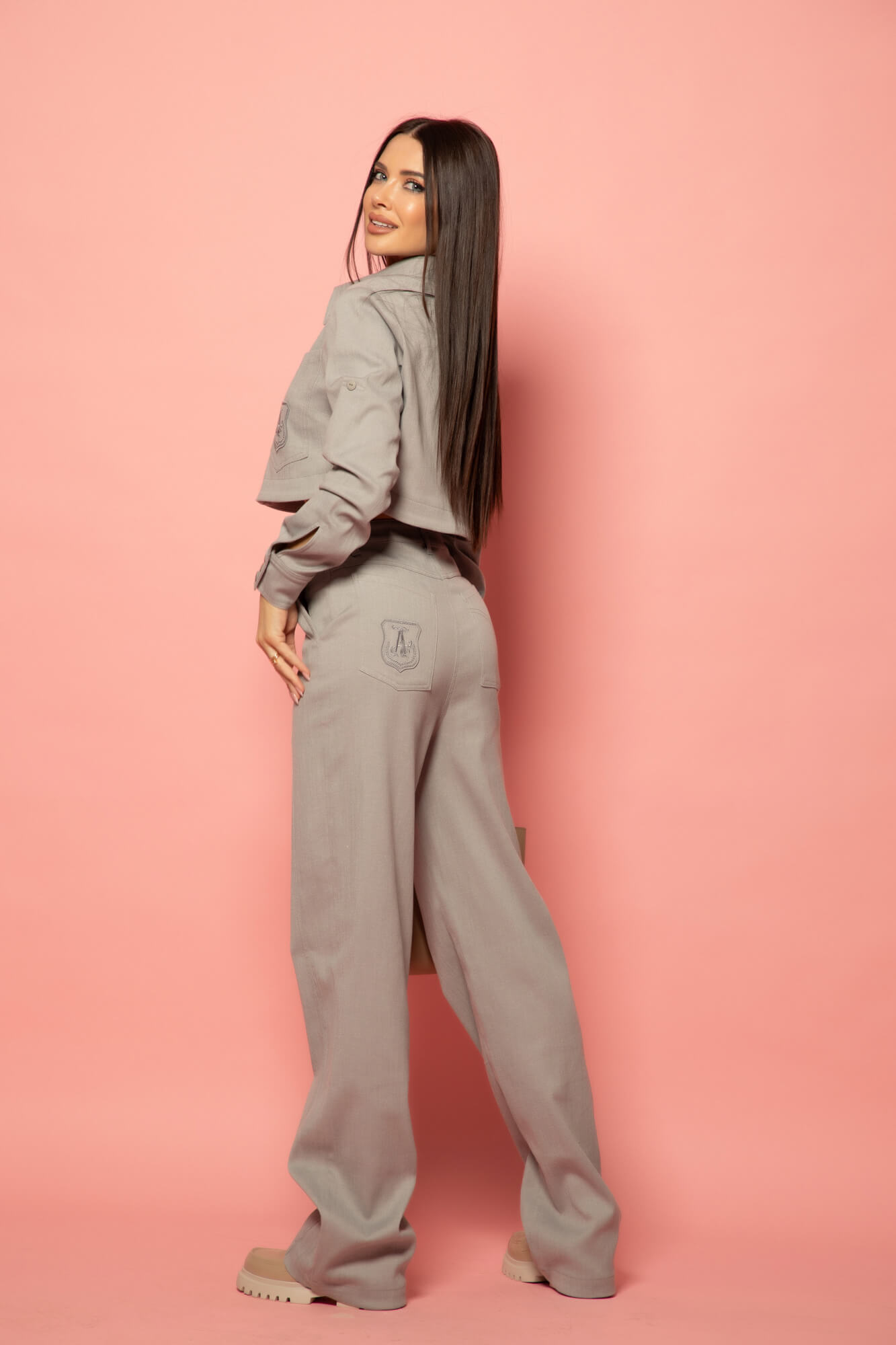 Denim Essentials Pantaloni din denim - grey - Imagine 16