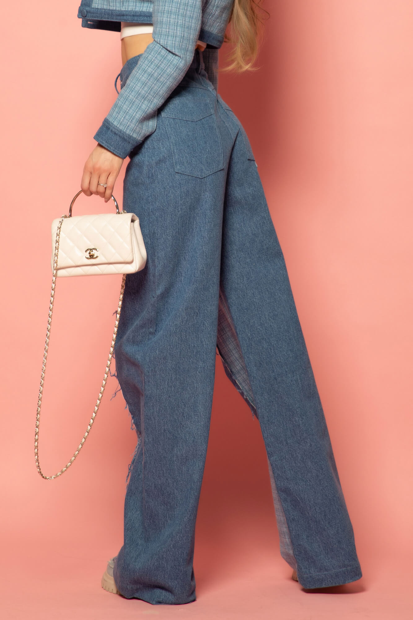 Denim Elegance Pantaloni - Imagine 18