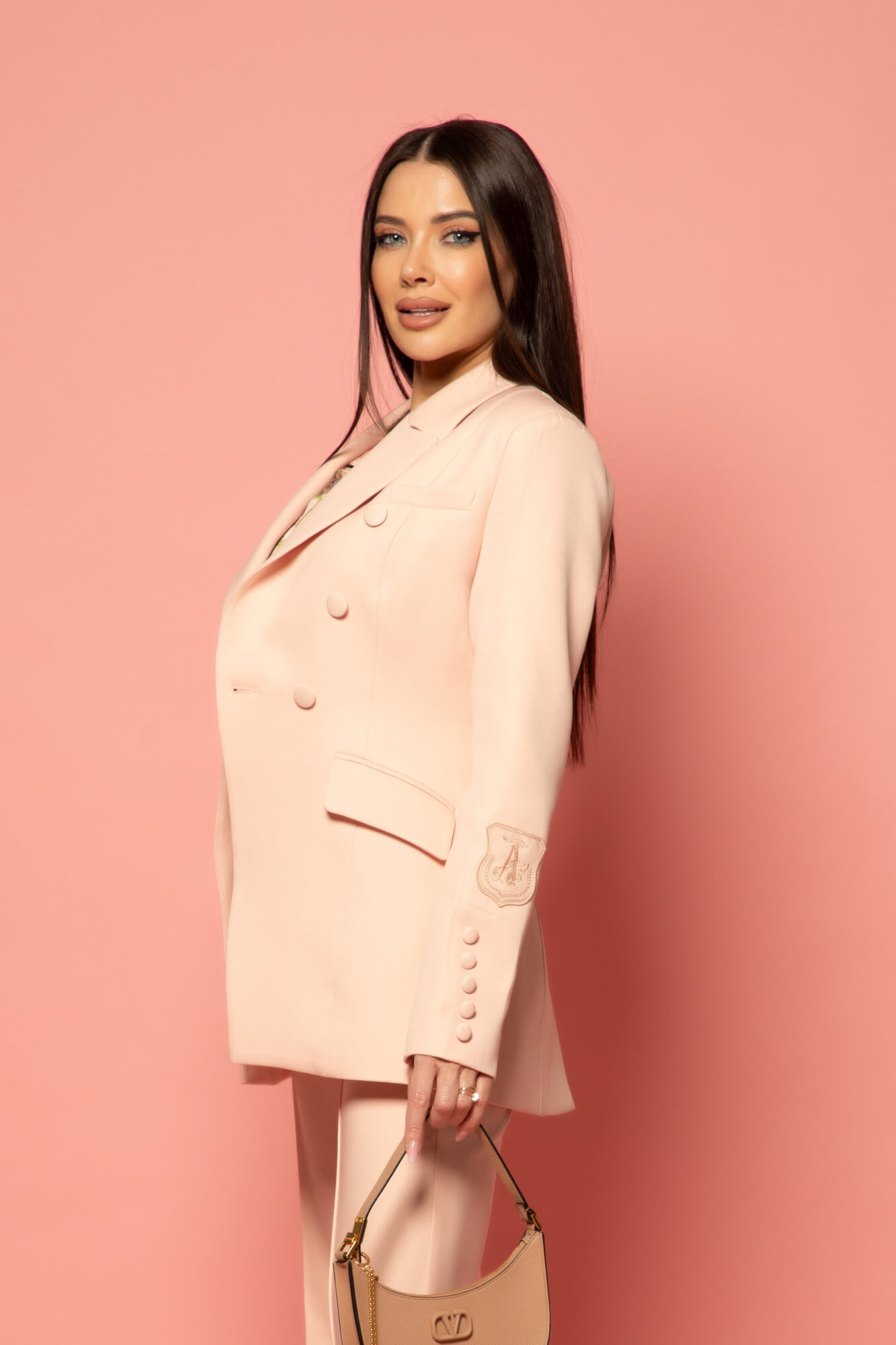 Business Beauty Blazer - Powder Pink - Imagine 19