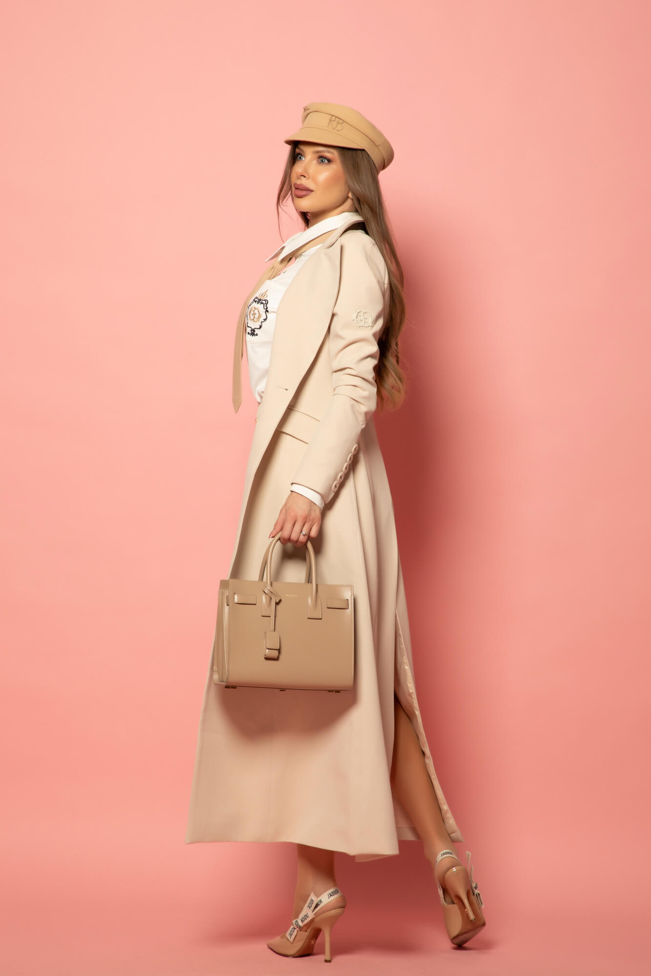 Alessa Elegance Cravată - Mocha - Imagine 19