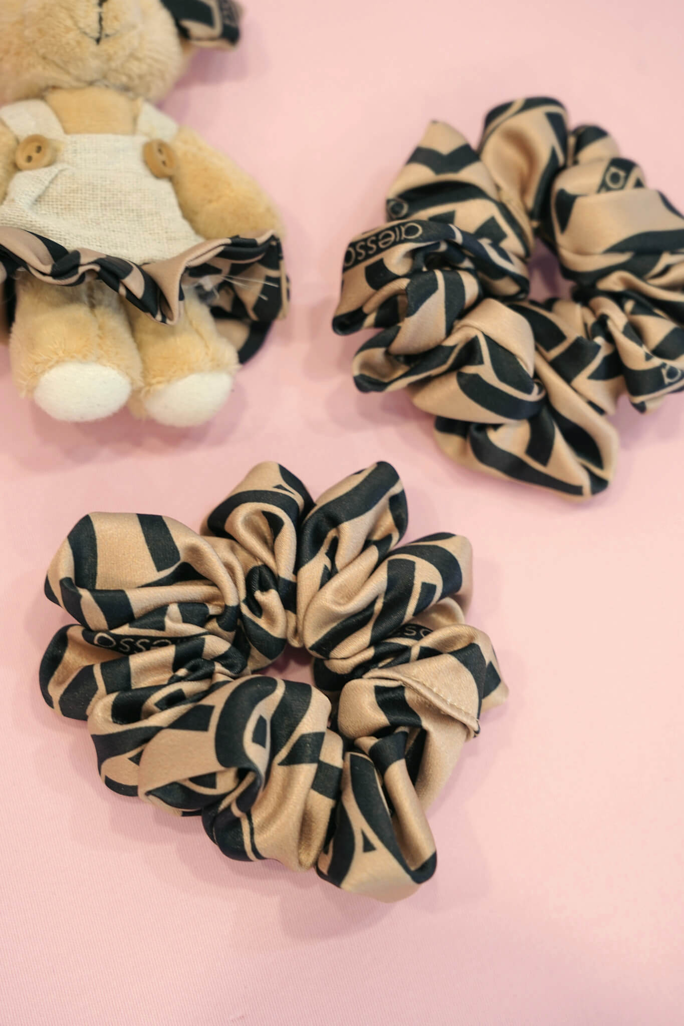 Alessa Luxury Mini Scrunchie - 2 bucăți - Imagine 5