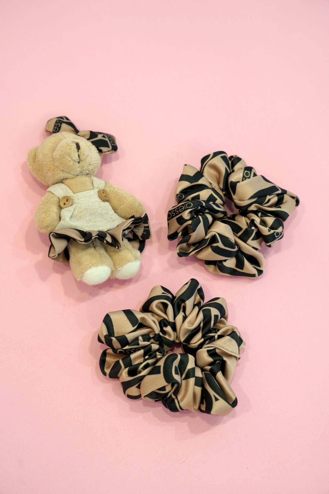 Alessa Luxury Mini Scrunchie - 2 bucăți - Imagine 6