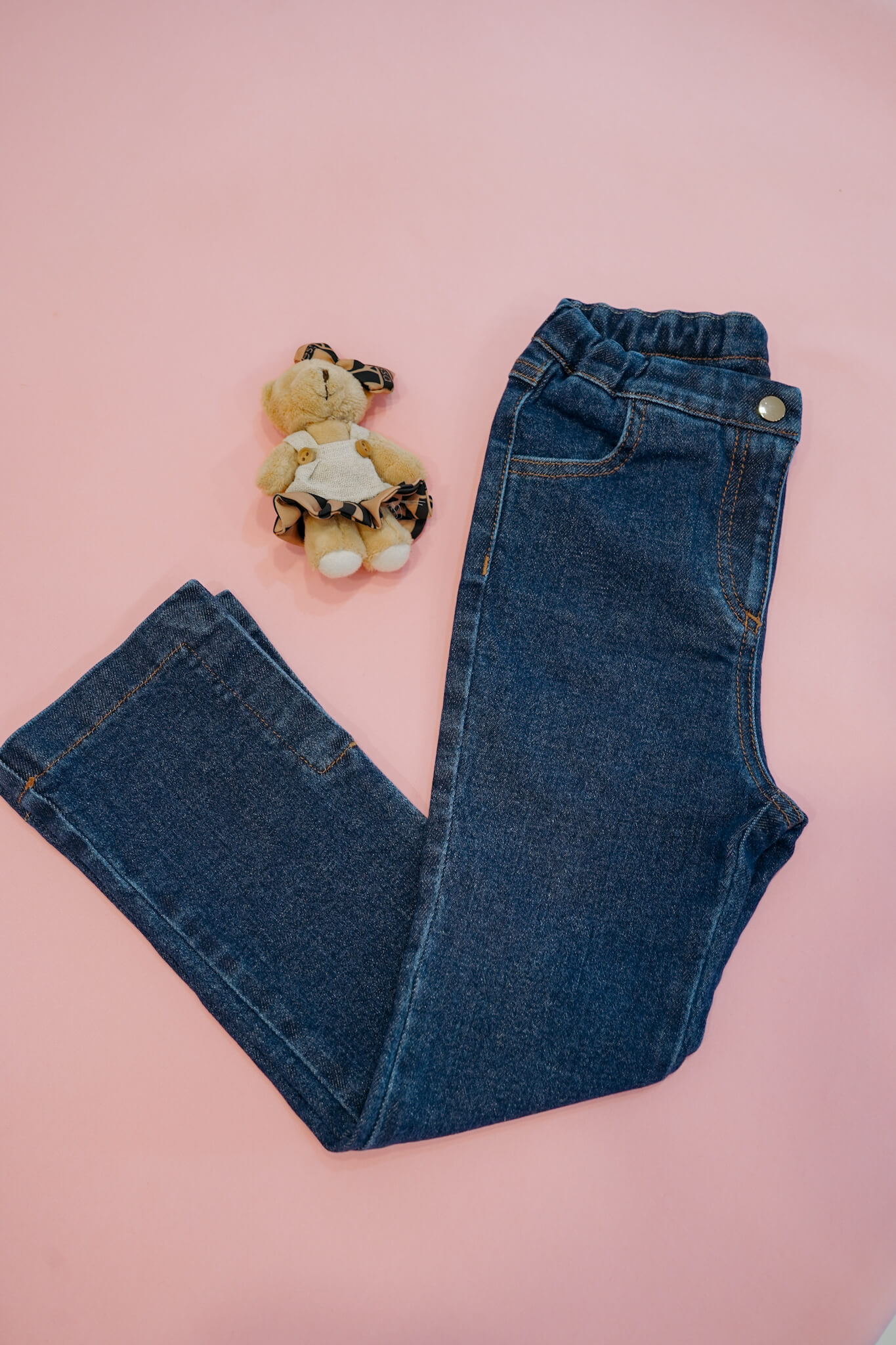 Blue Jean Baby Mini Blugi - Dark Blue - Imagine 6