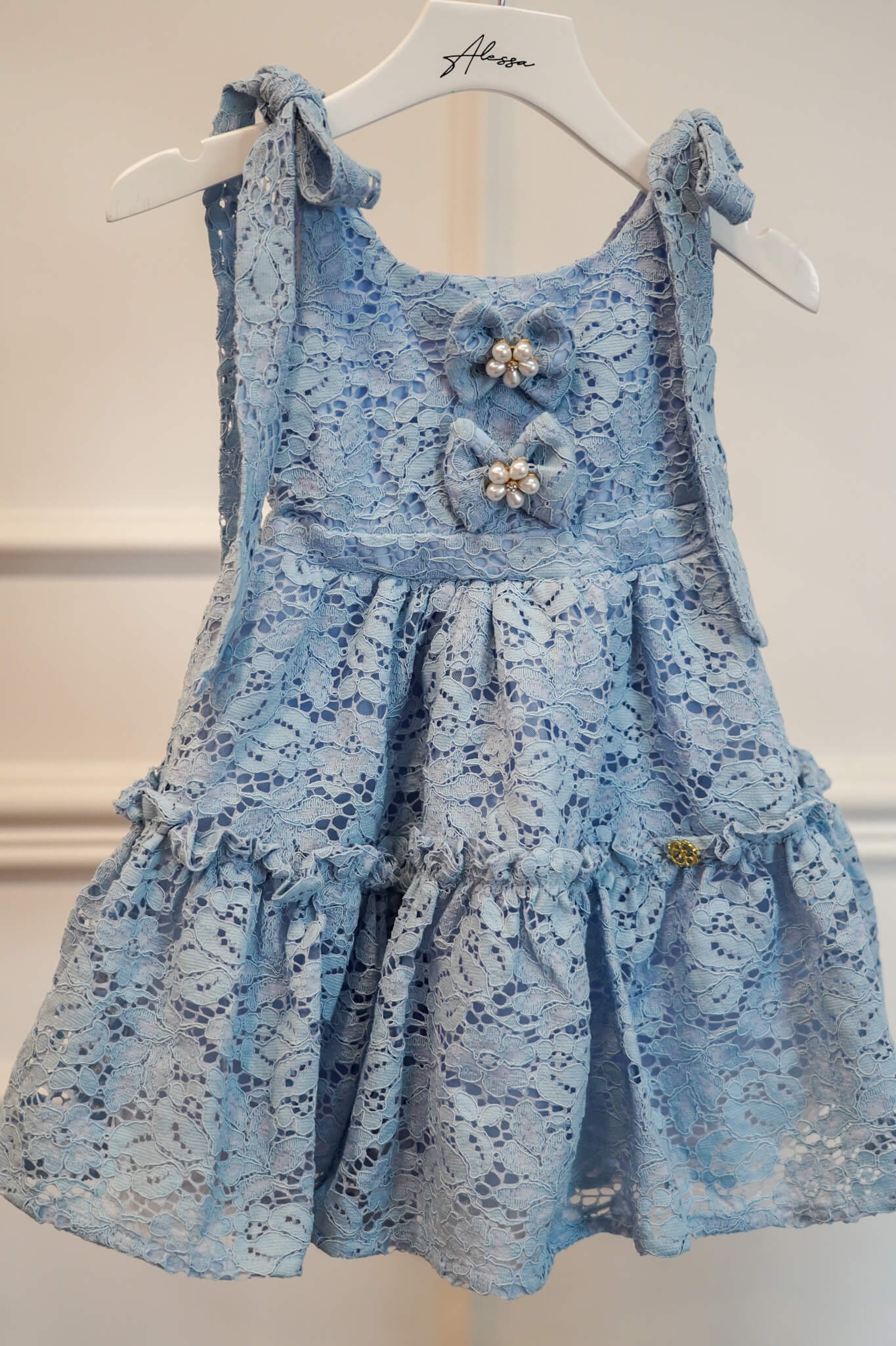 Sky’s Embrace Mini Rochie - Blue - Imagine 6