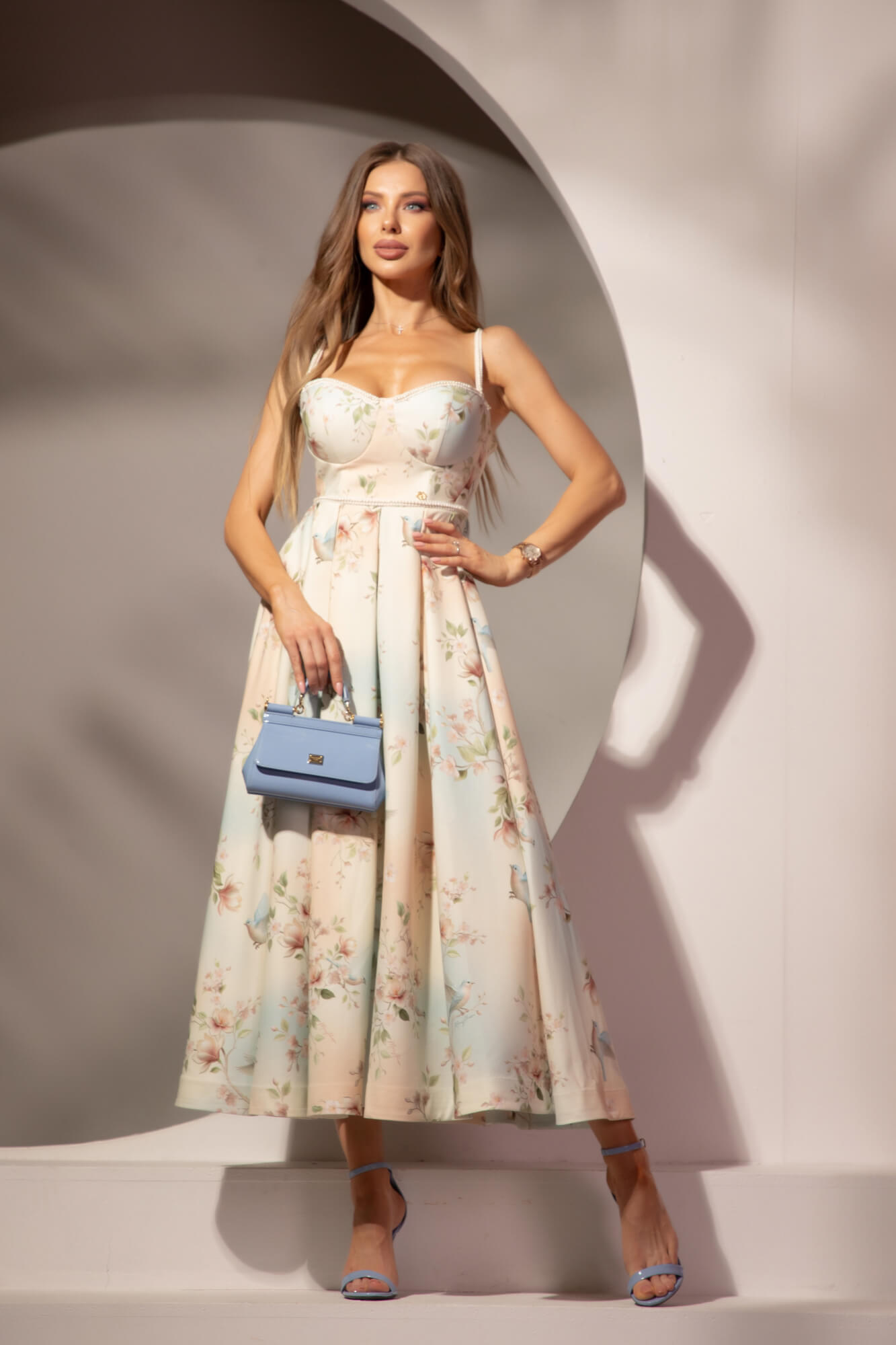 Rochie Silk Blossom Midi - Imagine 13