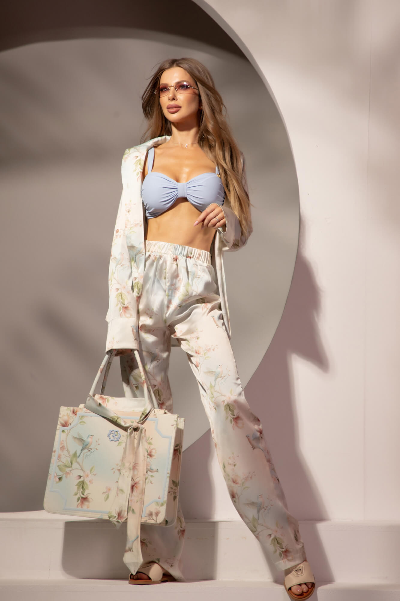 Siren Season Top de baie - Blue - Imagine 21