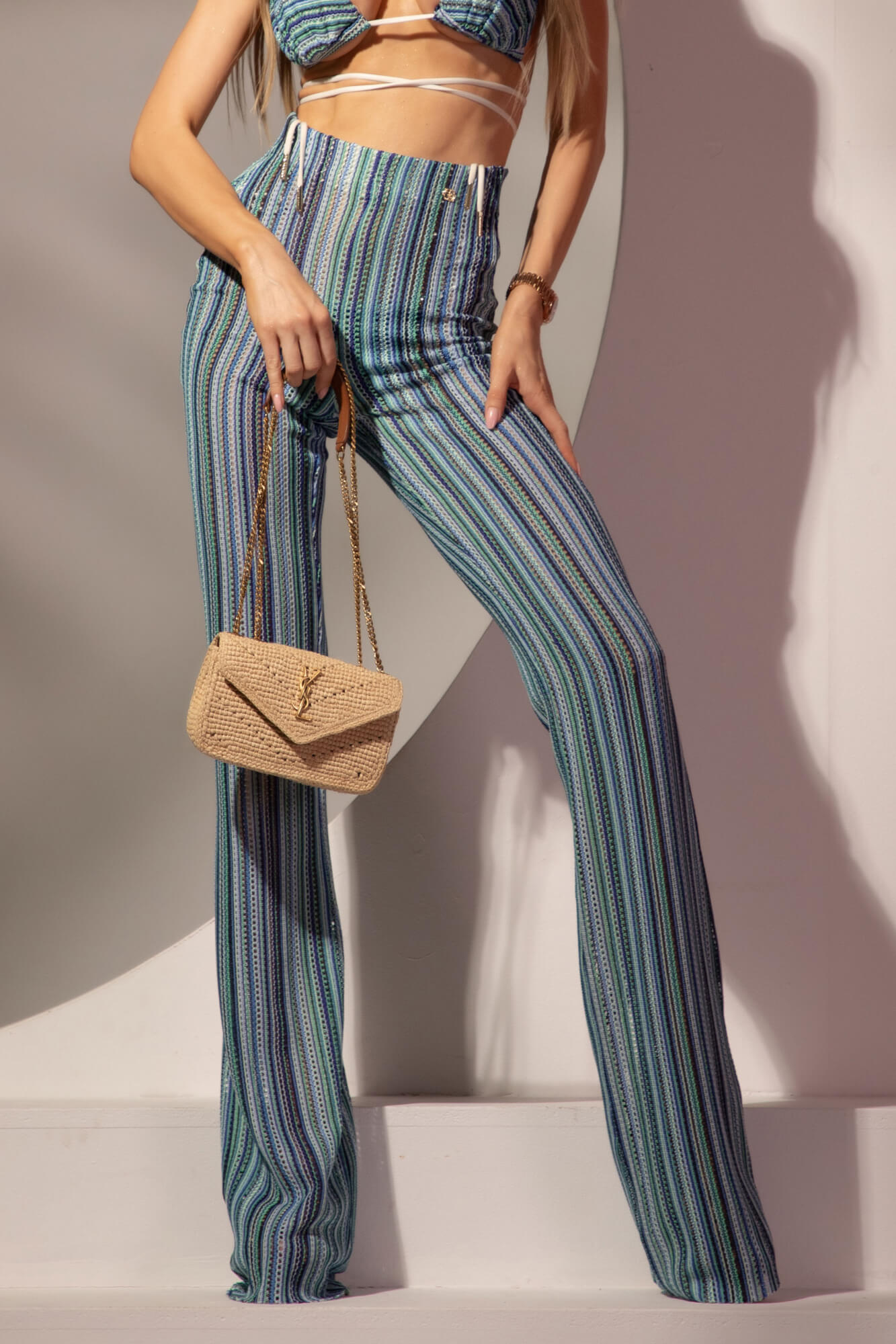 Bay Babe Pantaloni de plajă - Blue - Imagine 18