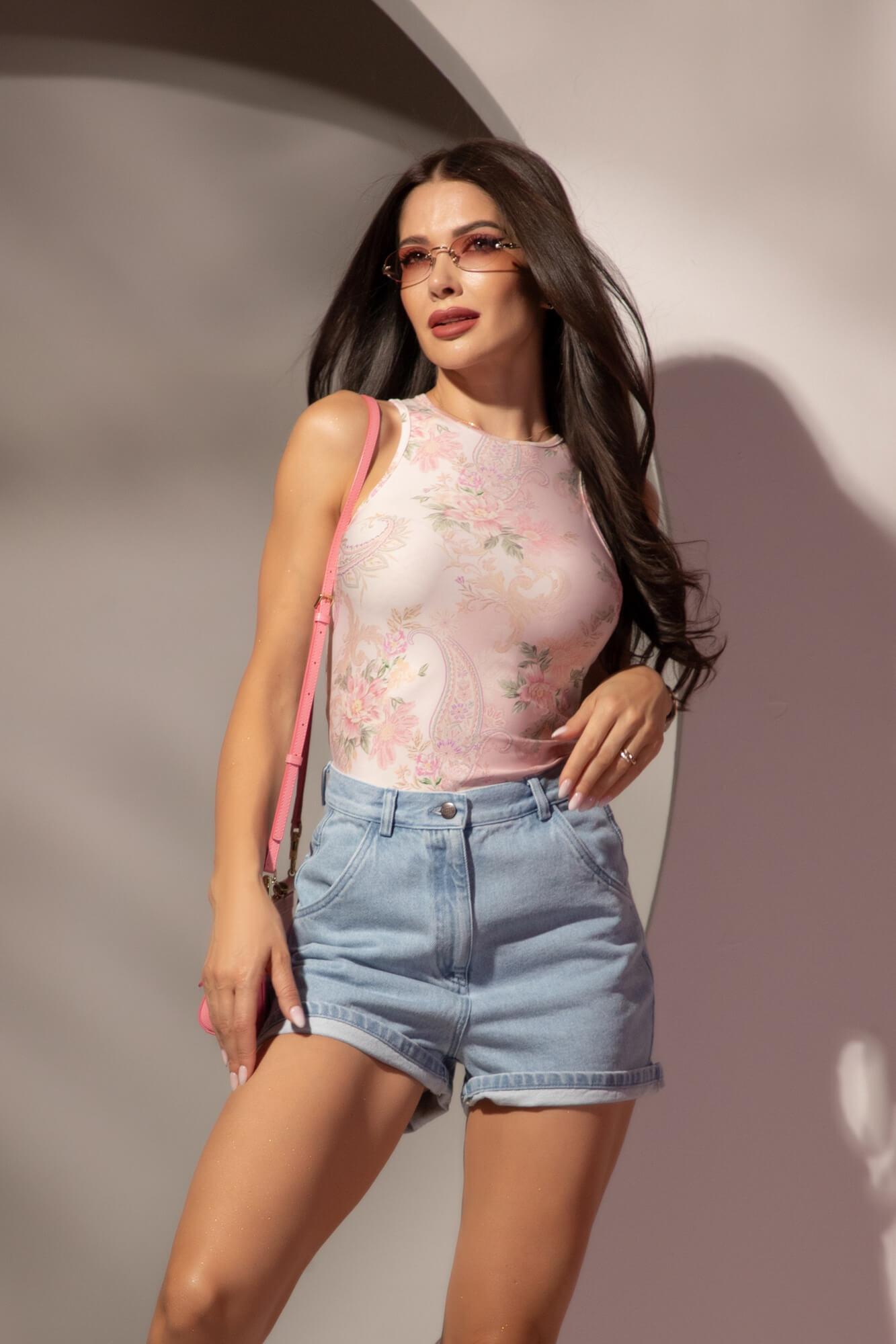 A Touch of Romance Top cu Decupaj Seducător - Pink - Imagine 20