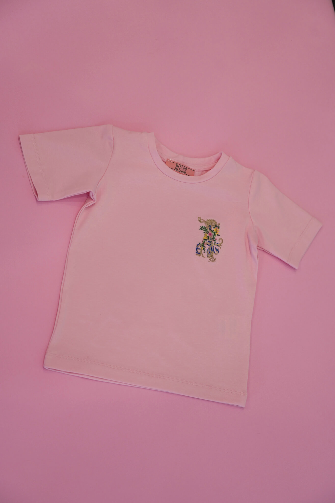 Alessa Royalty Mini T-Shirt cu broderie - Light Pink - Imagine 6