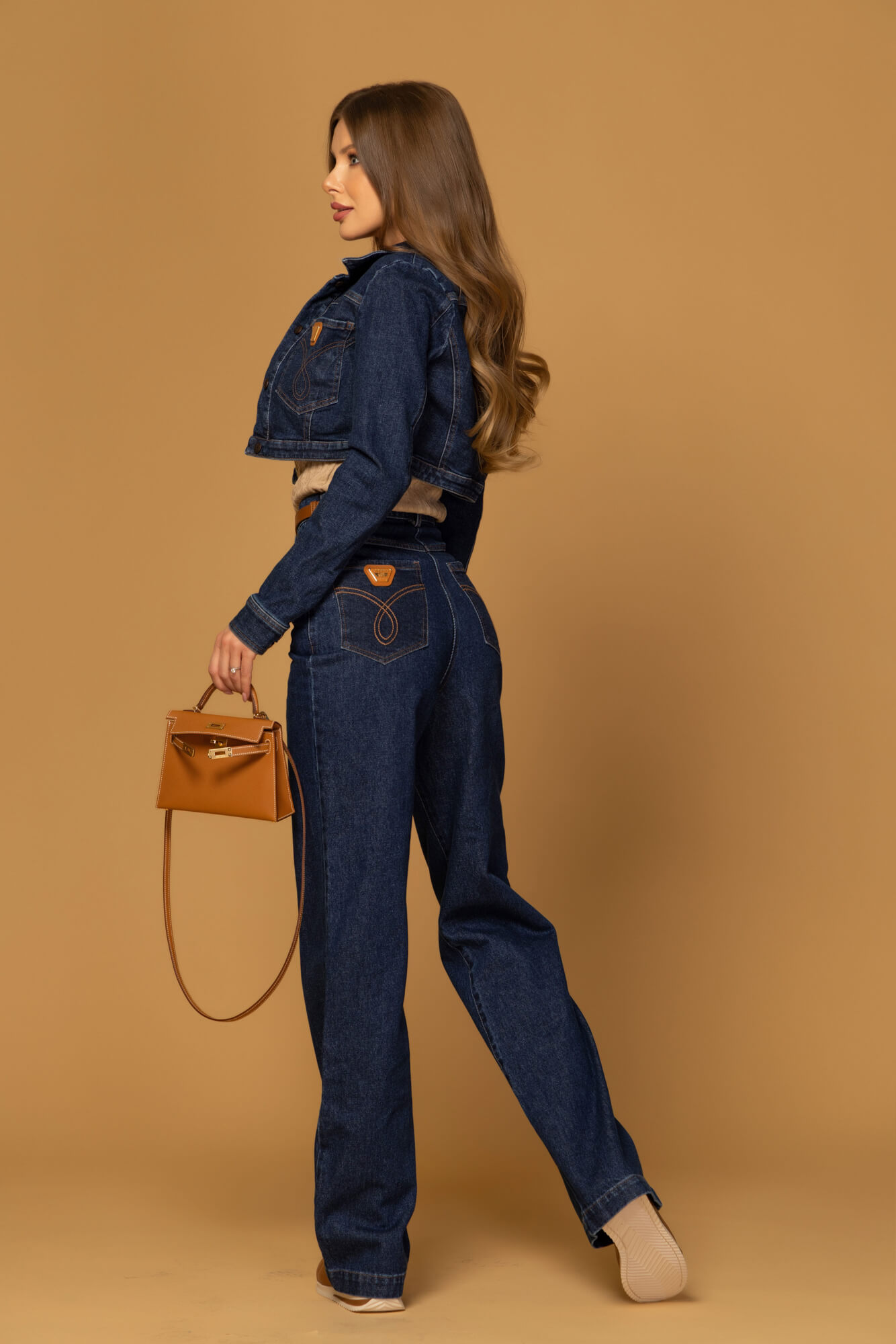 Denim Society Jachetă scurtă din denim - Dark Blue - Imagine 31