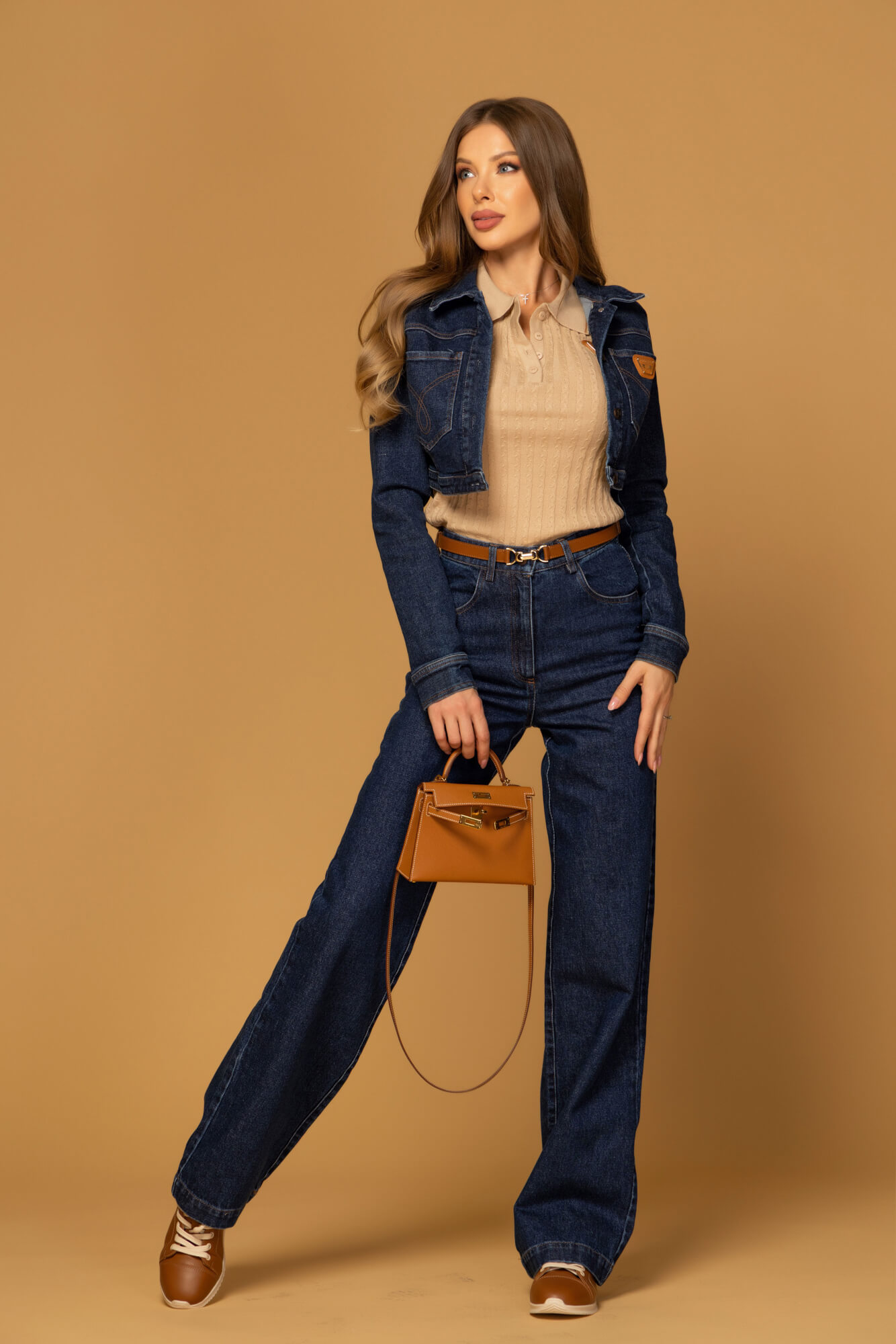 Forever Luxe Bluză - Beige - Imagine 30