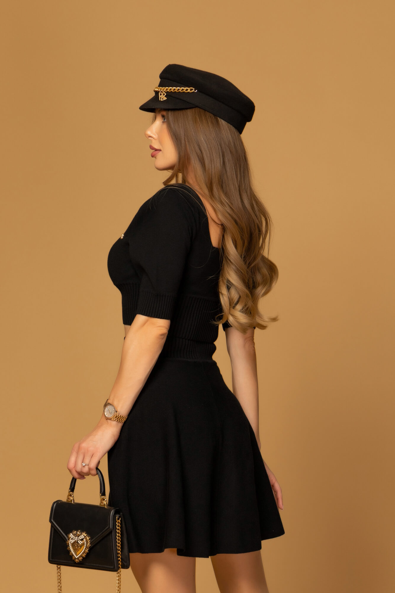 Signature Soft Fustă din tricot - Black - Imagine 20